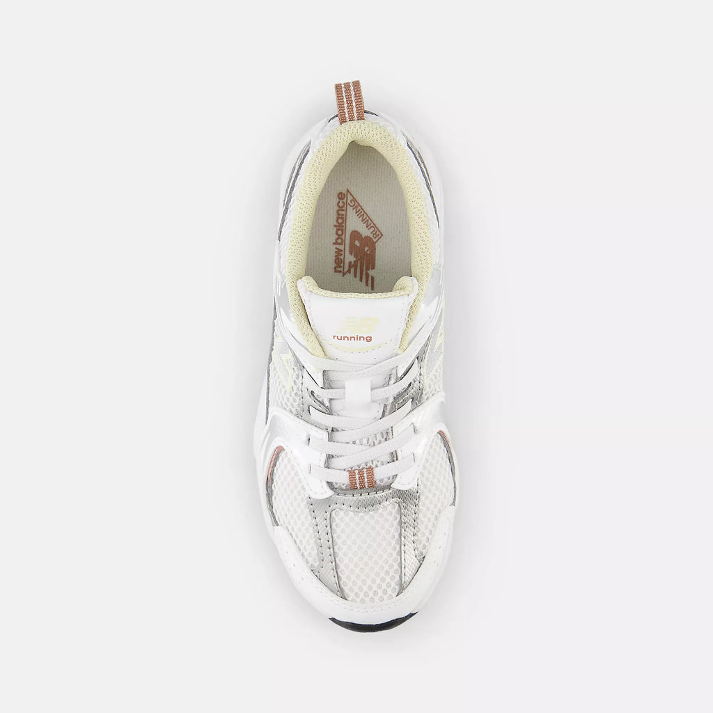 [PZ530GA] PRESCHOOL NEW BALANCE 530 BUNGEE 'WHITE BEIGE PINK' (PS)