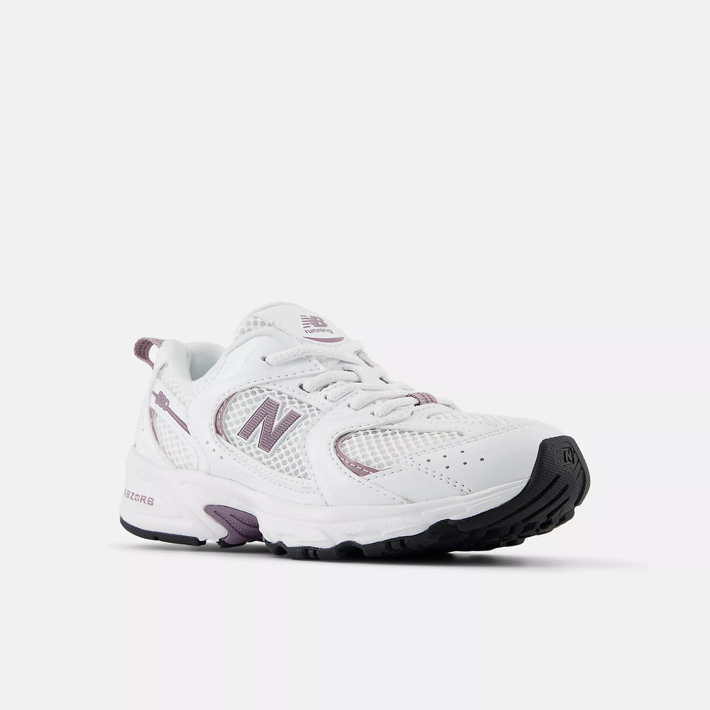 [PZ530SR] PRESCHOOL NEW BALANCE 530 'WHITE/DARK ICE WINE' (PS)