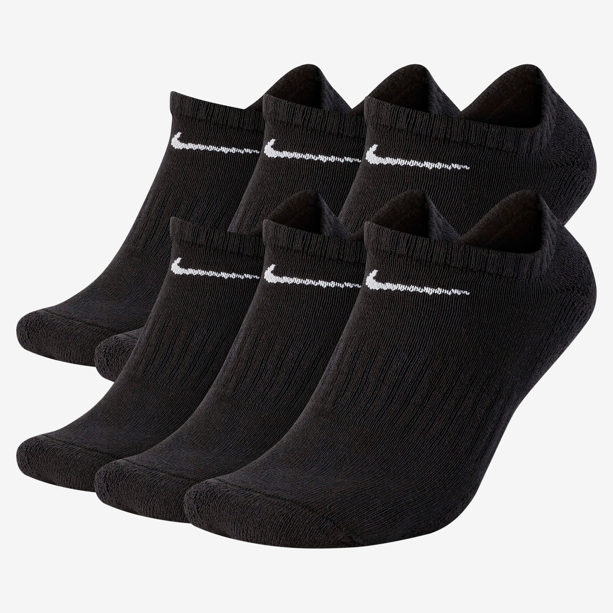 [SX7675-010] MENS NIKE 6 PACK EVERYDAY PLUS CUSHIONED SOCKS