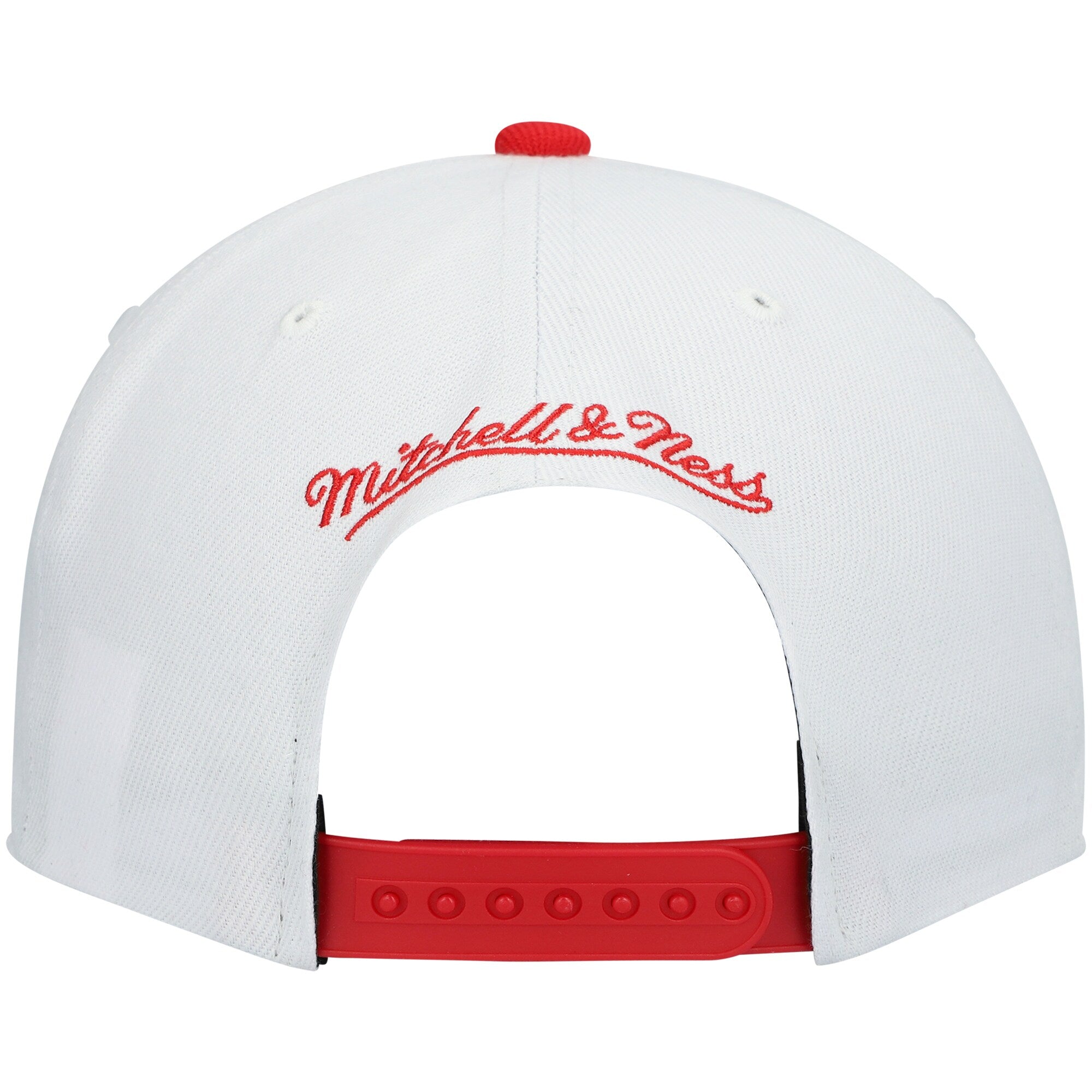 MENS MITCHELL & NESS NBA 50TH ANNI SNAPBACK HWC HAWKS - WHITE-RED