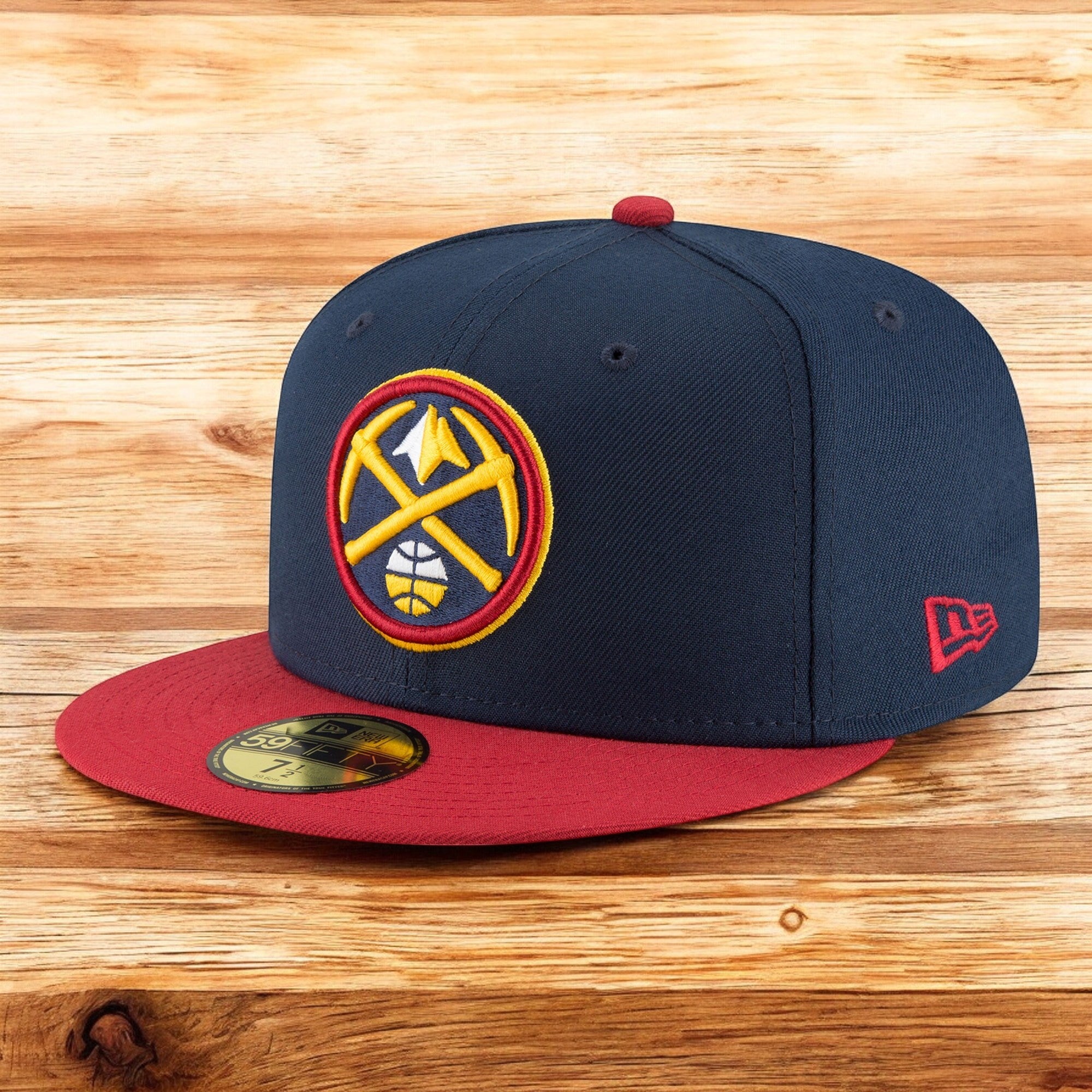 [13792640] Mens New Era NBA DENVER NUGGETS 5950 FINALS CHAMP FITTED - NAVY/RED