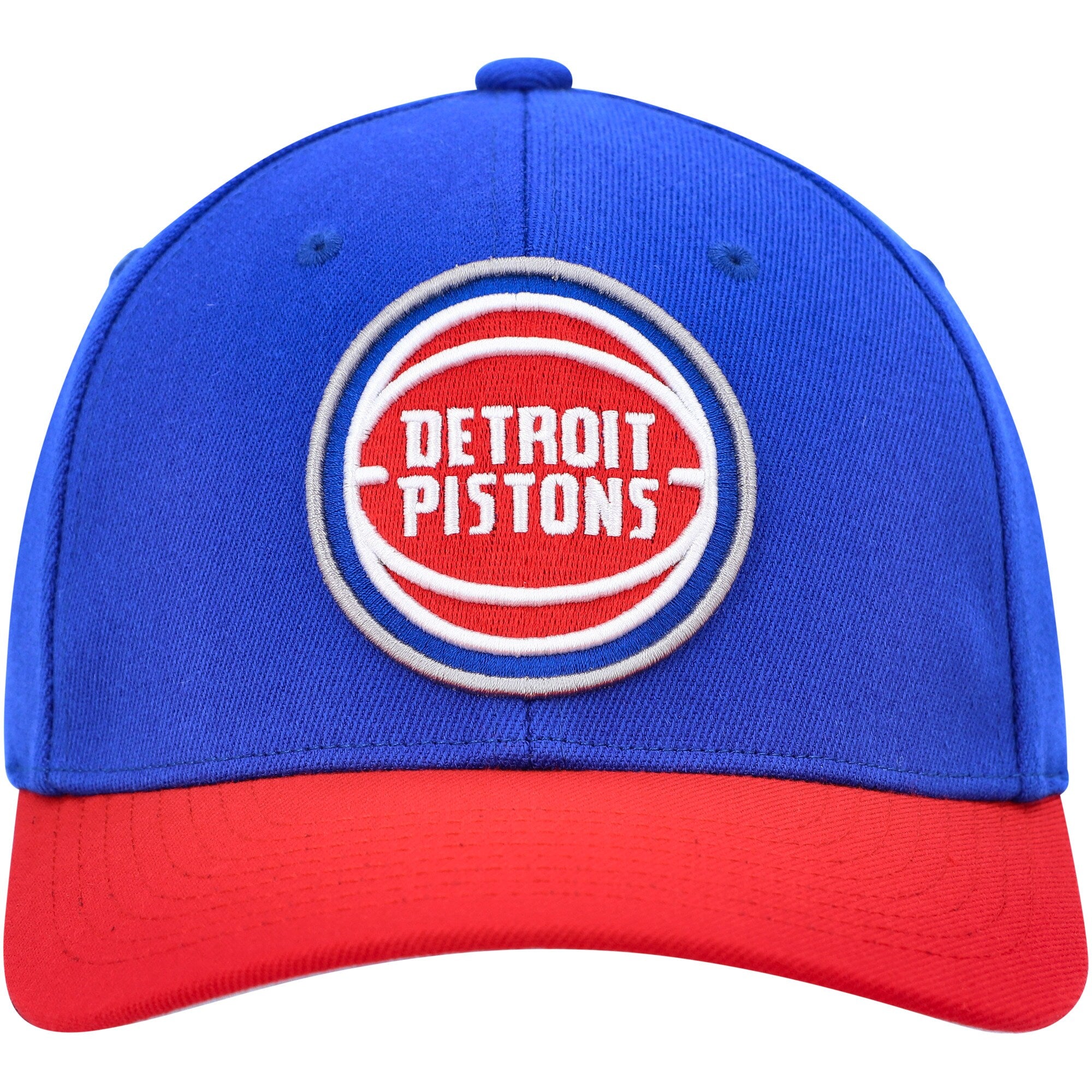 MENS MITCHELL & NESS NBA TEAM 2 TONE 2.0 STRETCH SNAPBACK NBA PISTONS