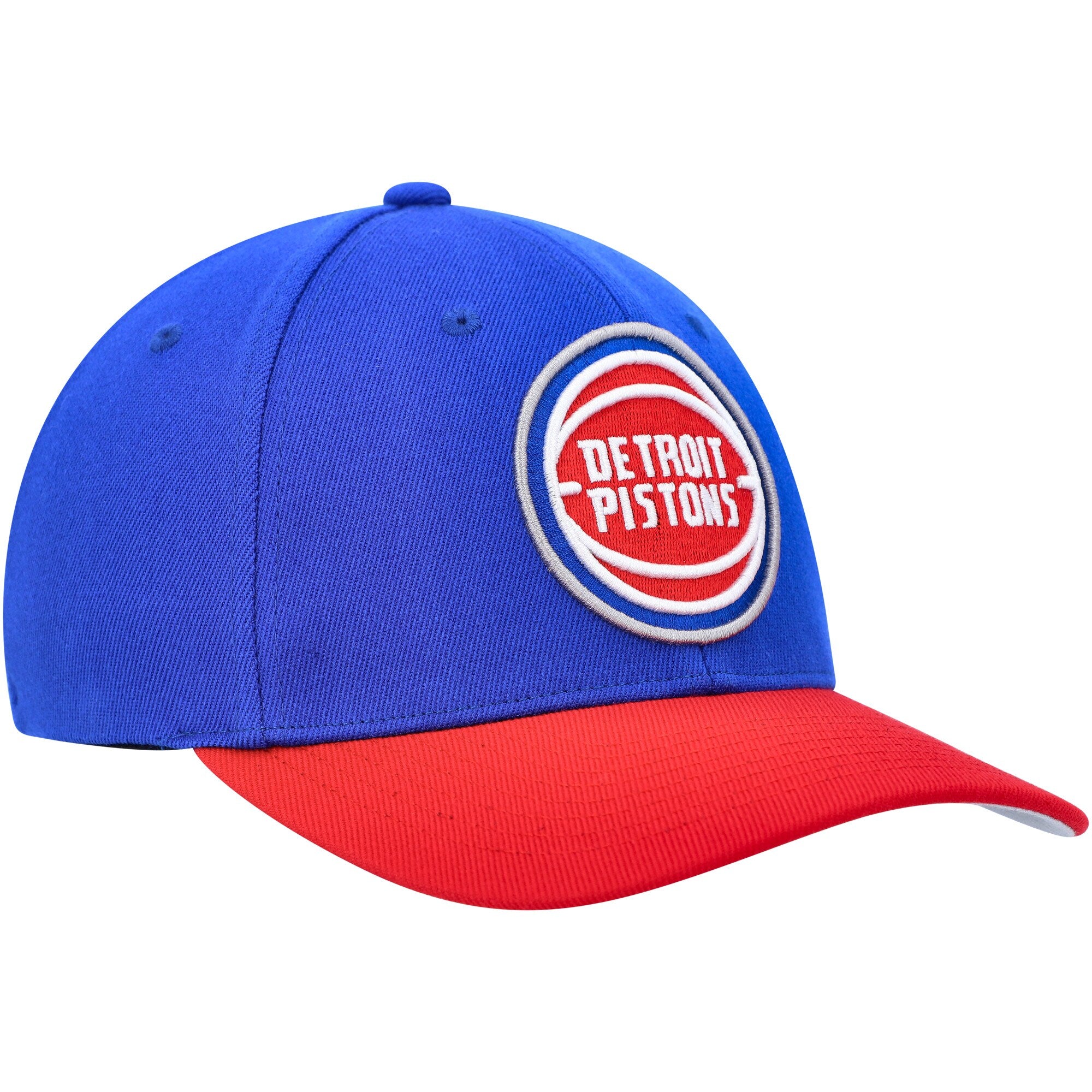 MENS MITCHELL & NESS NBA TEAM 2 TONE 2.0 STRETCH SNAPBACK NBA PISTONS