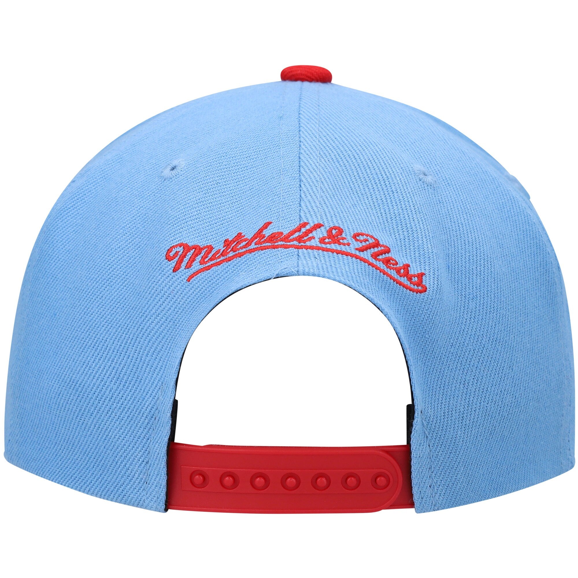 MENS MITCHELL & NESS NBA SIDE CORE 2.0 SNAPBACK HWC ROCKETS - LIGHT BLUE-RED