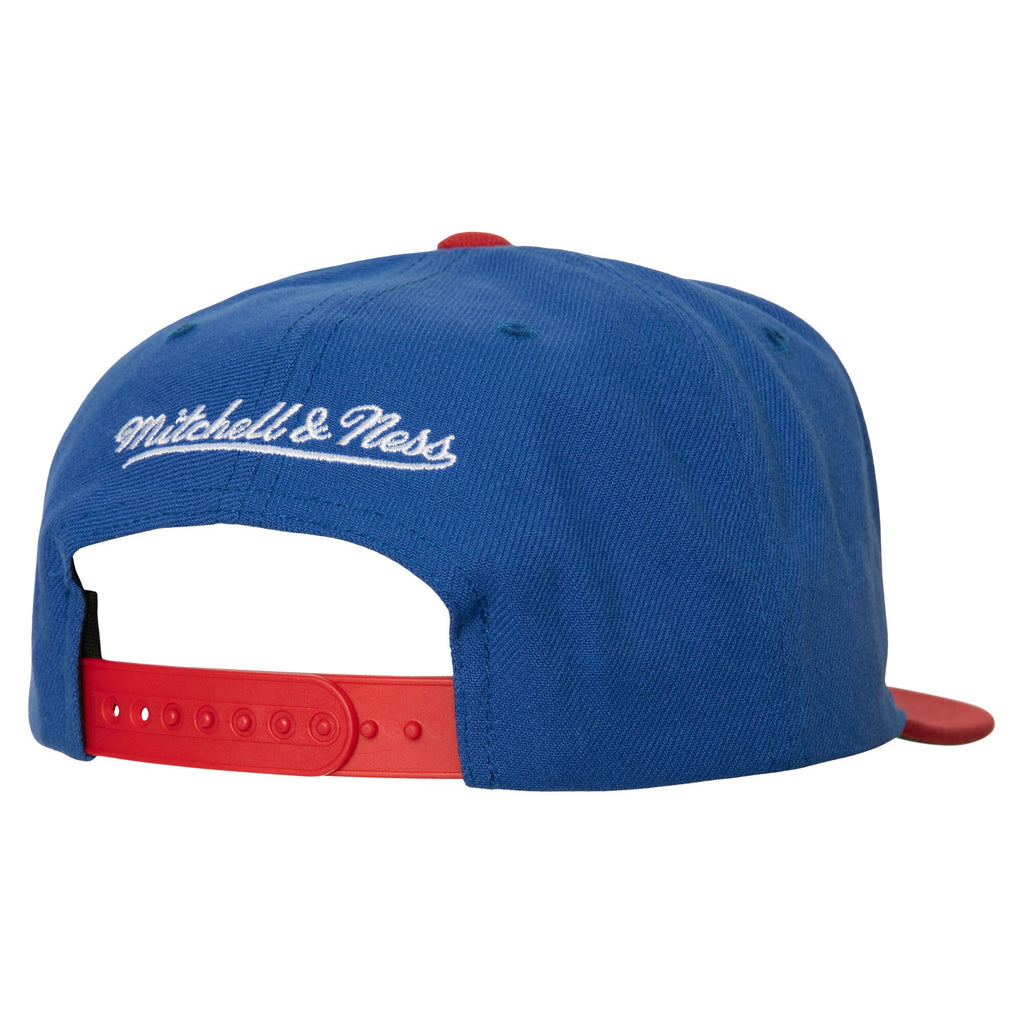 MENS MITCHELL & NESS NHL 2 TONE SIDE PATCH SNAPBACK RANGERS - BLUE
