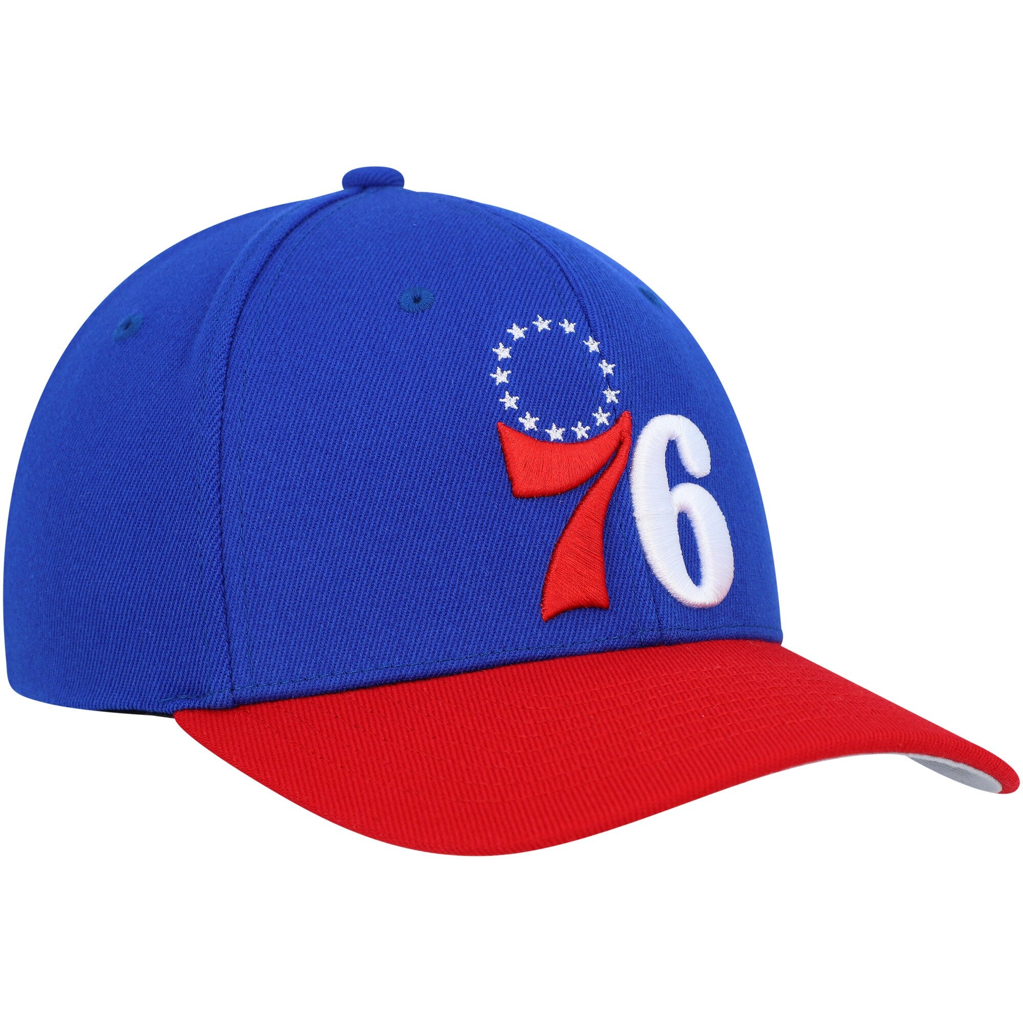 MENS MITCHELL & NESS NBA TEAM 2 TONE 2.0 STRETCH SNAPBACK NBA 76ERS