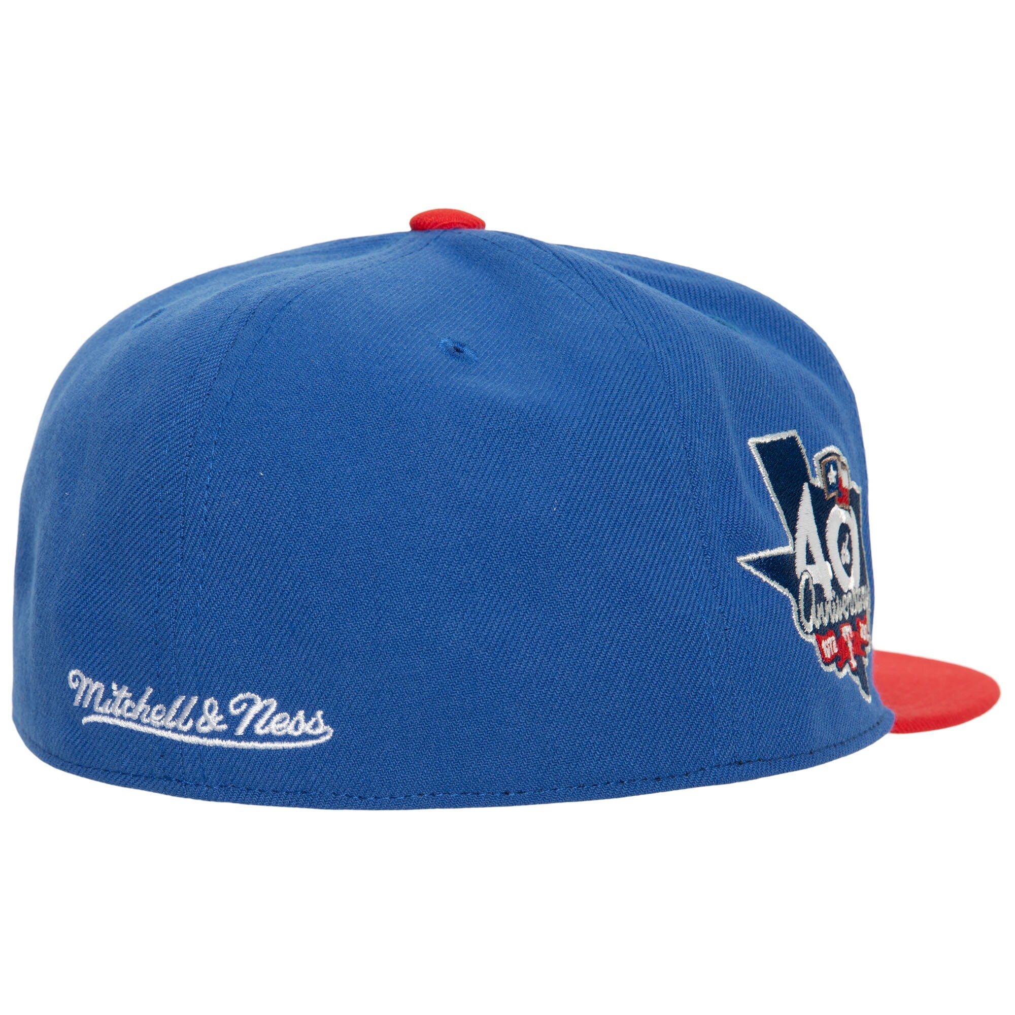 MENS MITCHELL & NESS MLB BASES LOADED FITTED COOP RANGERS