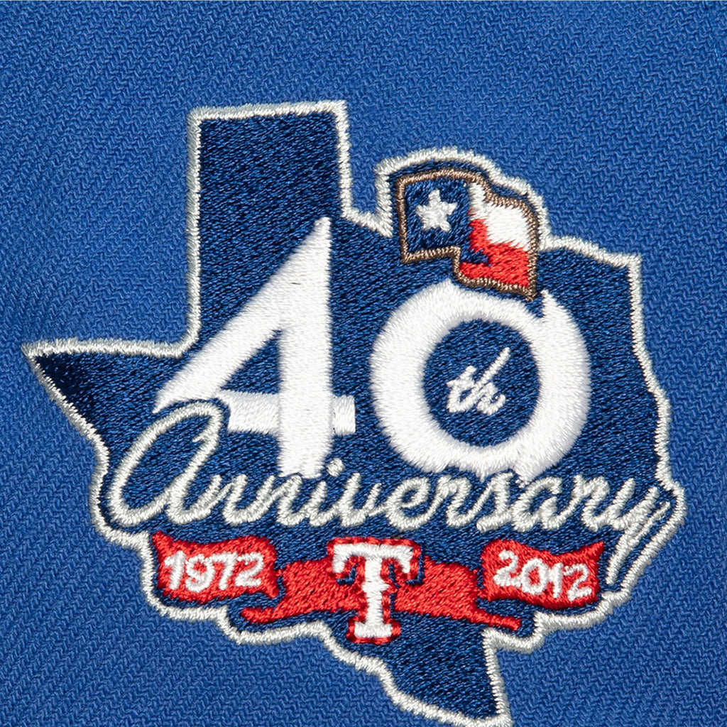 MENS MITCHELL & NESS MLB BASES LOADED FITTED COOP RANGERS