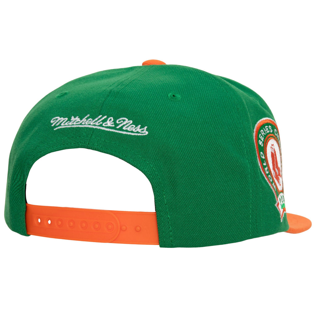 MENS MITCHELL & NESS MLB HOMETOWN SNAPBACK COOP RED SOX - GREEN