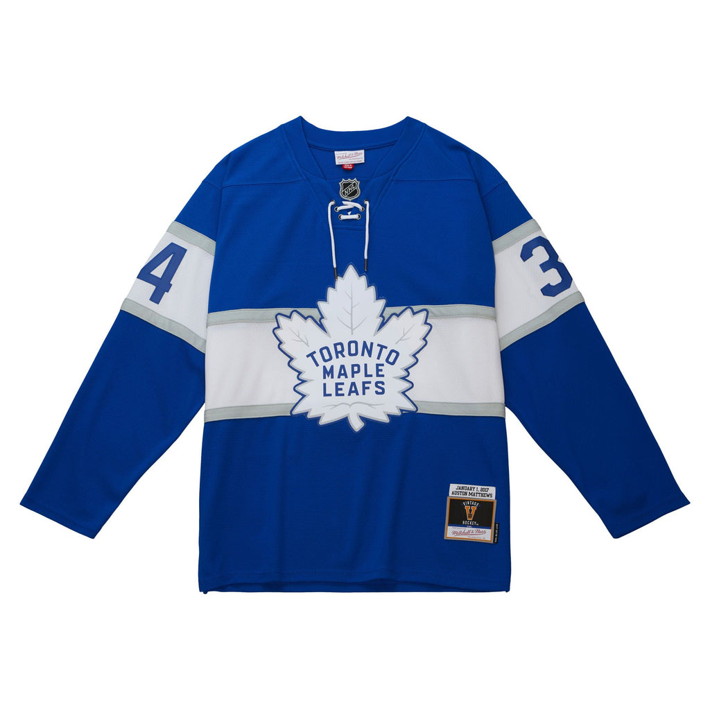 Mens Mitchell & Ness NHL CENTENNIAL CLASSIC JERSEY MAPLE LEAFS 2017 AUSTON MATTHEWS