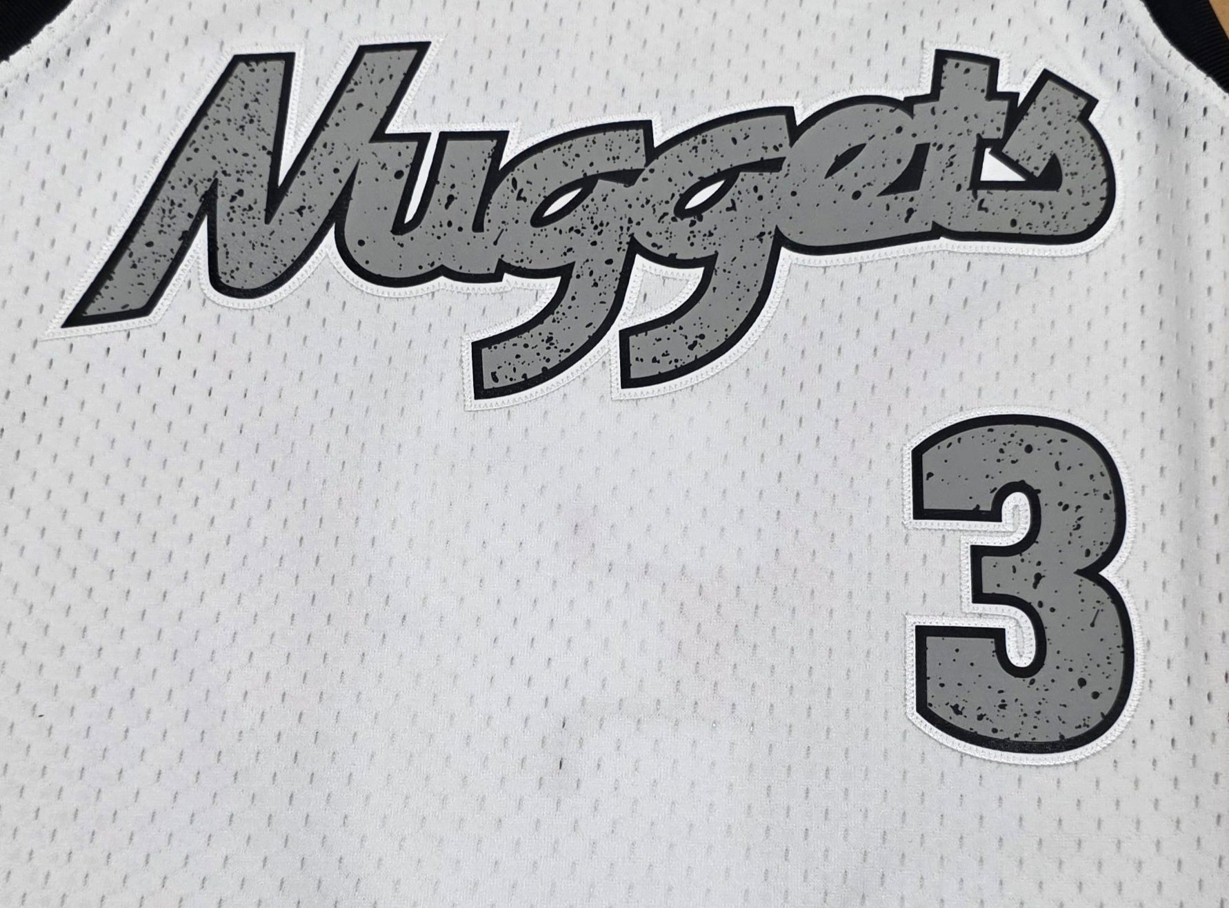 MENS MITCHELL & NESS CRACKED CEMENT SWINGMAN JERSEY NUGGETS 2006 ALLEN IVERSON