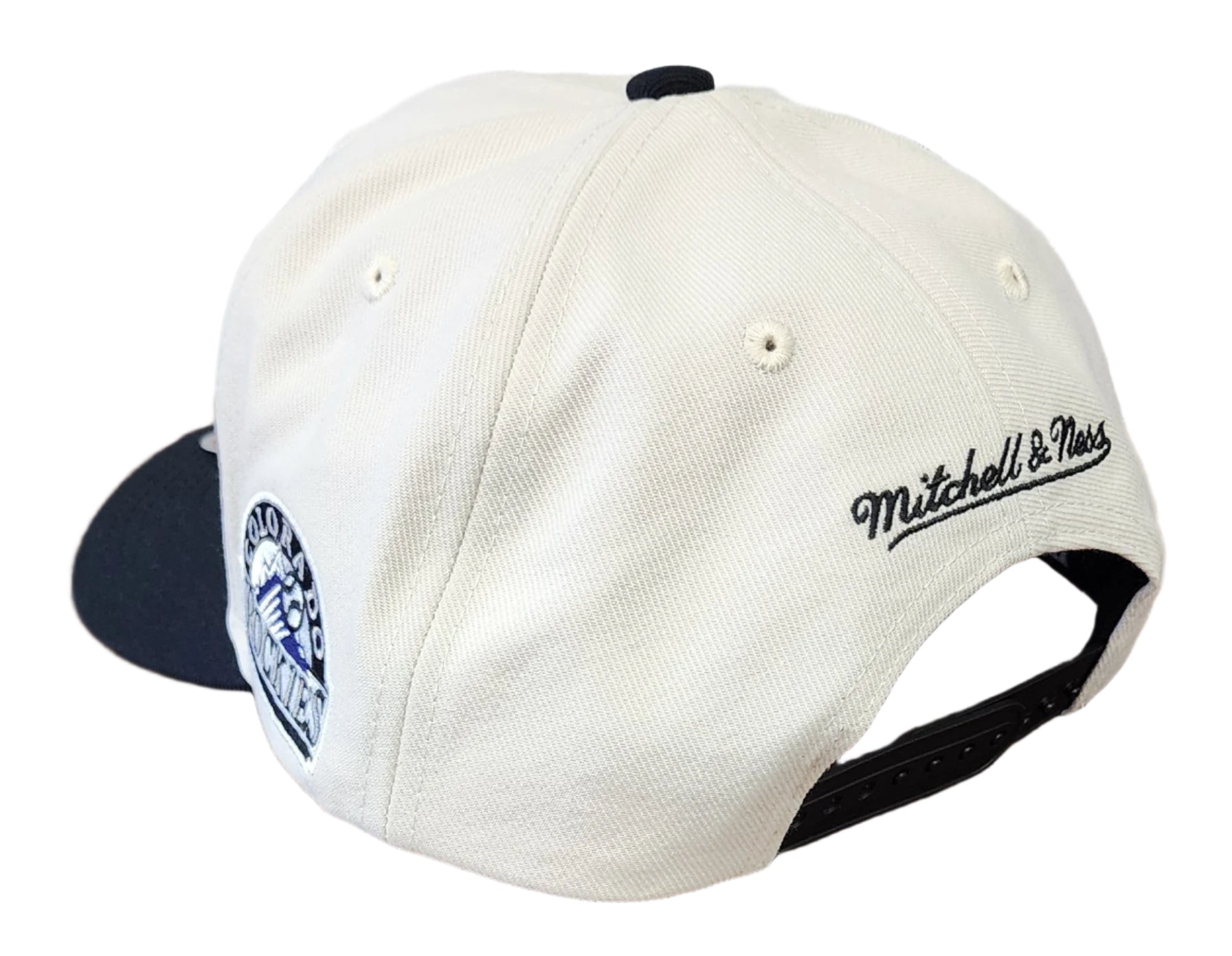 [HP11517-CROOFWH] MENS MITCHELL & NESS MLB OFF WORD PRO SNAPBACK COOP ROCKIES