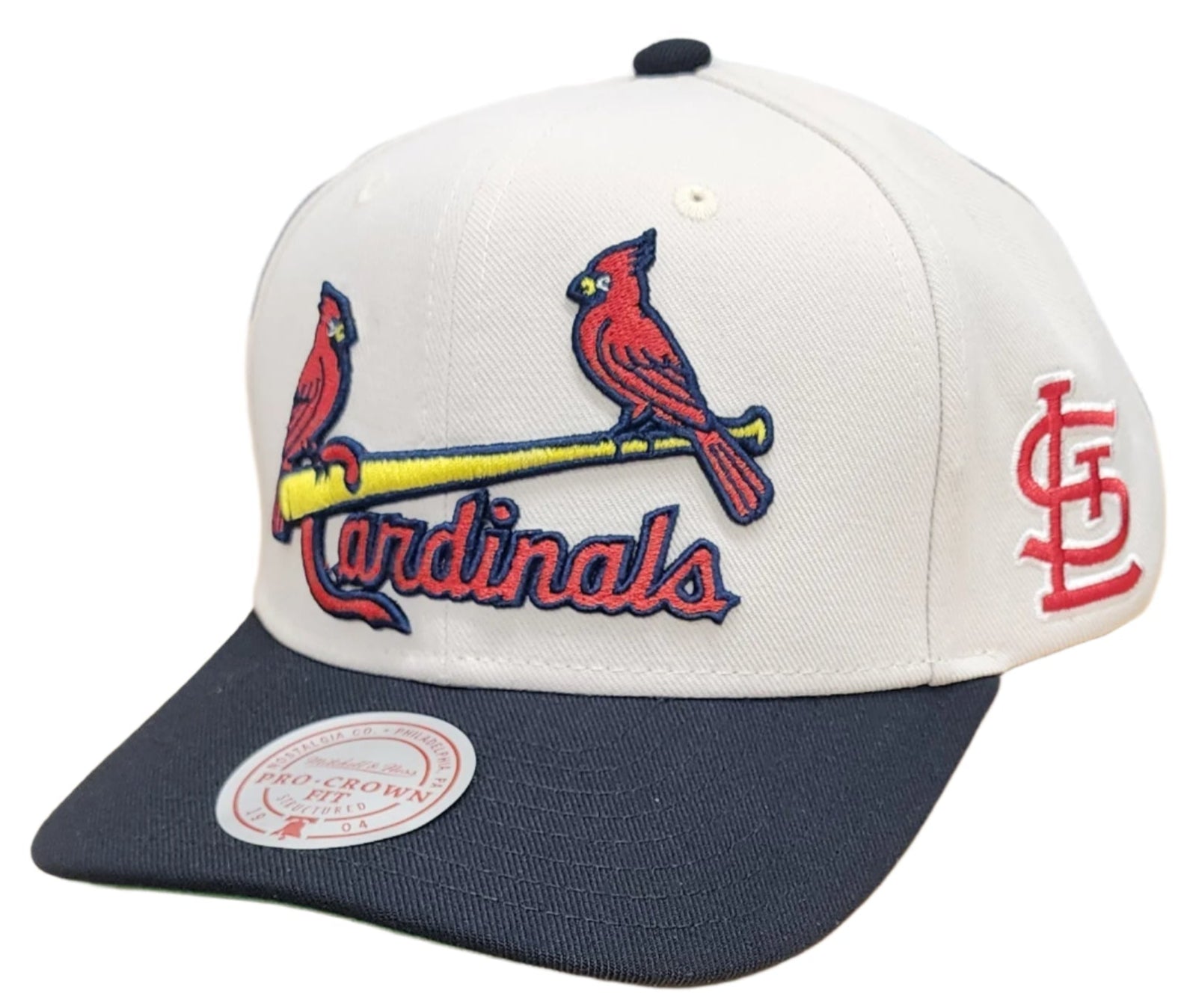 [HP11516-SLCOFWH] MENS MITCHELL & NESS MLB OFF WORD PRO SNAPBACK CARDINALS