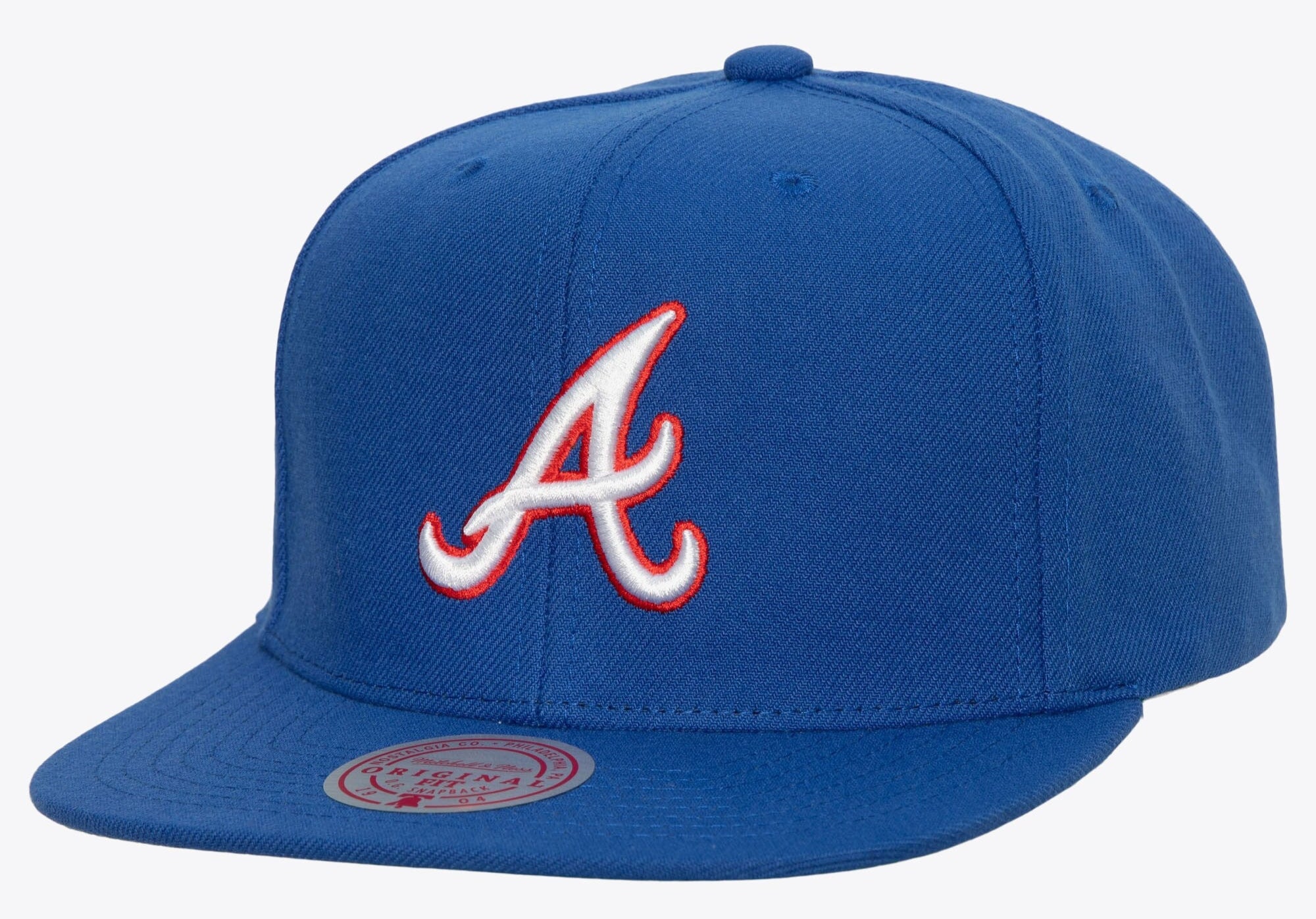 [HHSS6543-ABRYYPPPBLUE] MENS MITCHELL & NESS MLB EVERGREEN SNAPBACK COOP BRAVES