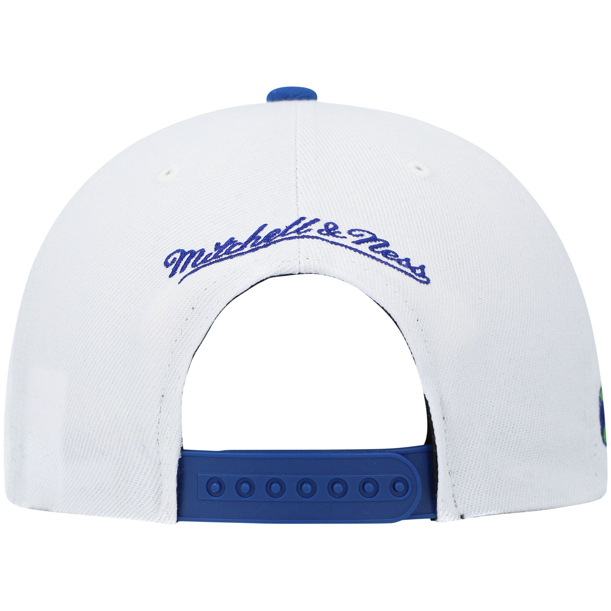 MENS MITCHELL & NESS NBA SIDE CORE 2.0 SNAPBACK HWC HAWKS - WHITE-ROYAL