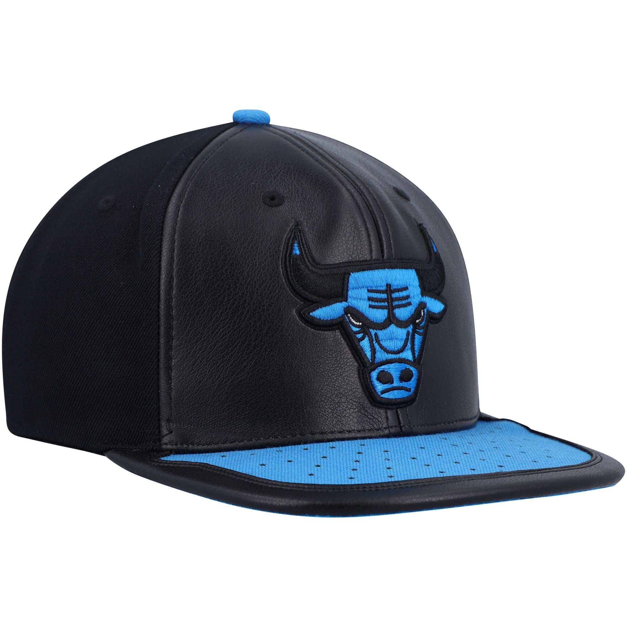 MENS MITCHELL & NESS NBA DAY ONE SNAPBACK BULLS - BLACK-ROYAL