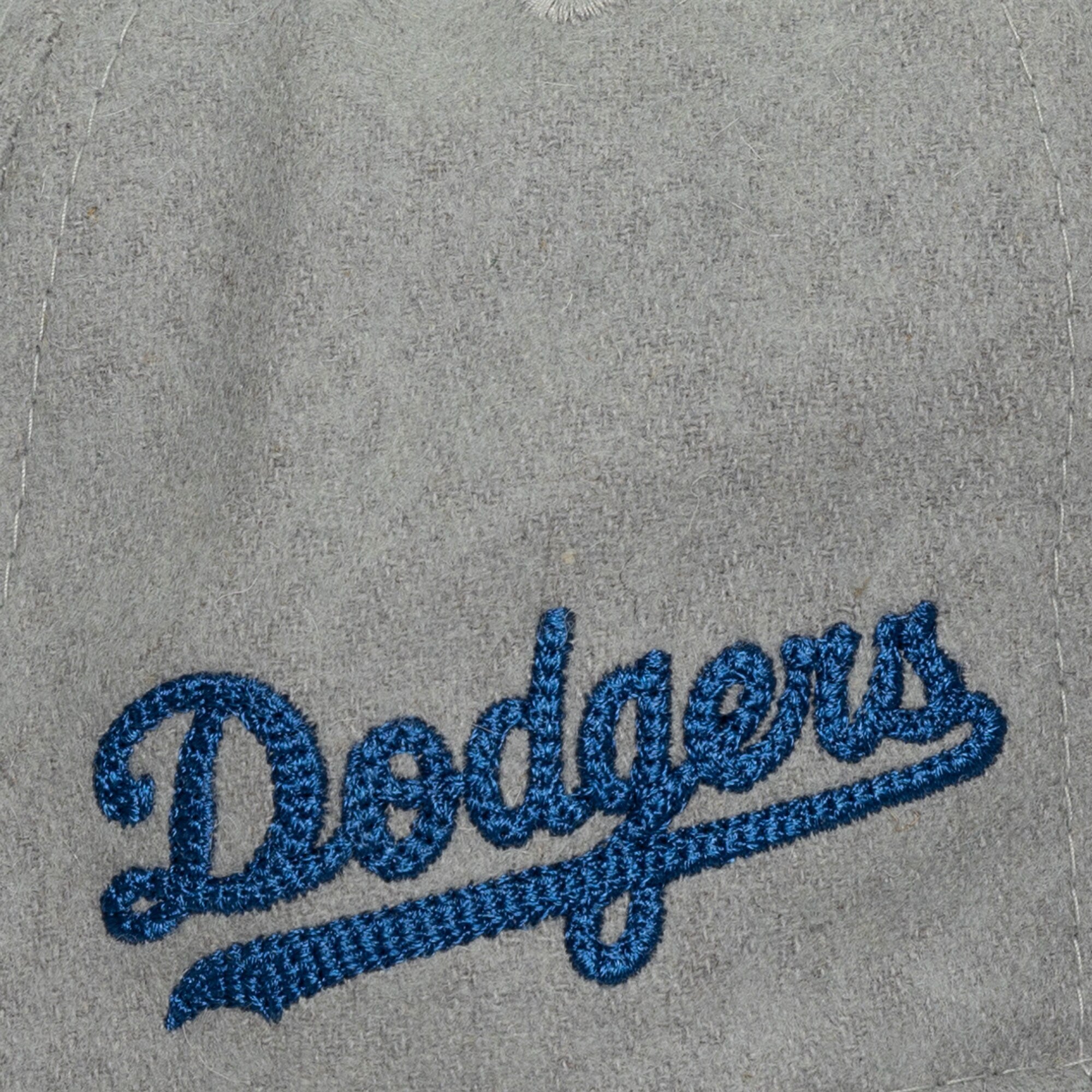 [HS9457-LADGREY] MENS MITCHELL & NESS MLB MELT STITCH SNAPBACK DODGERS