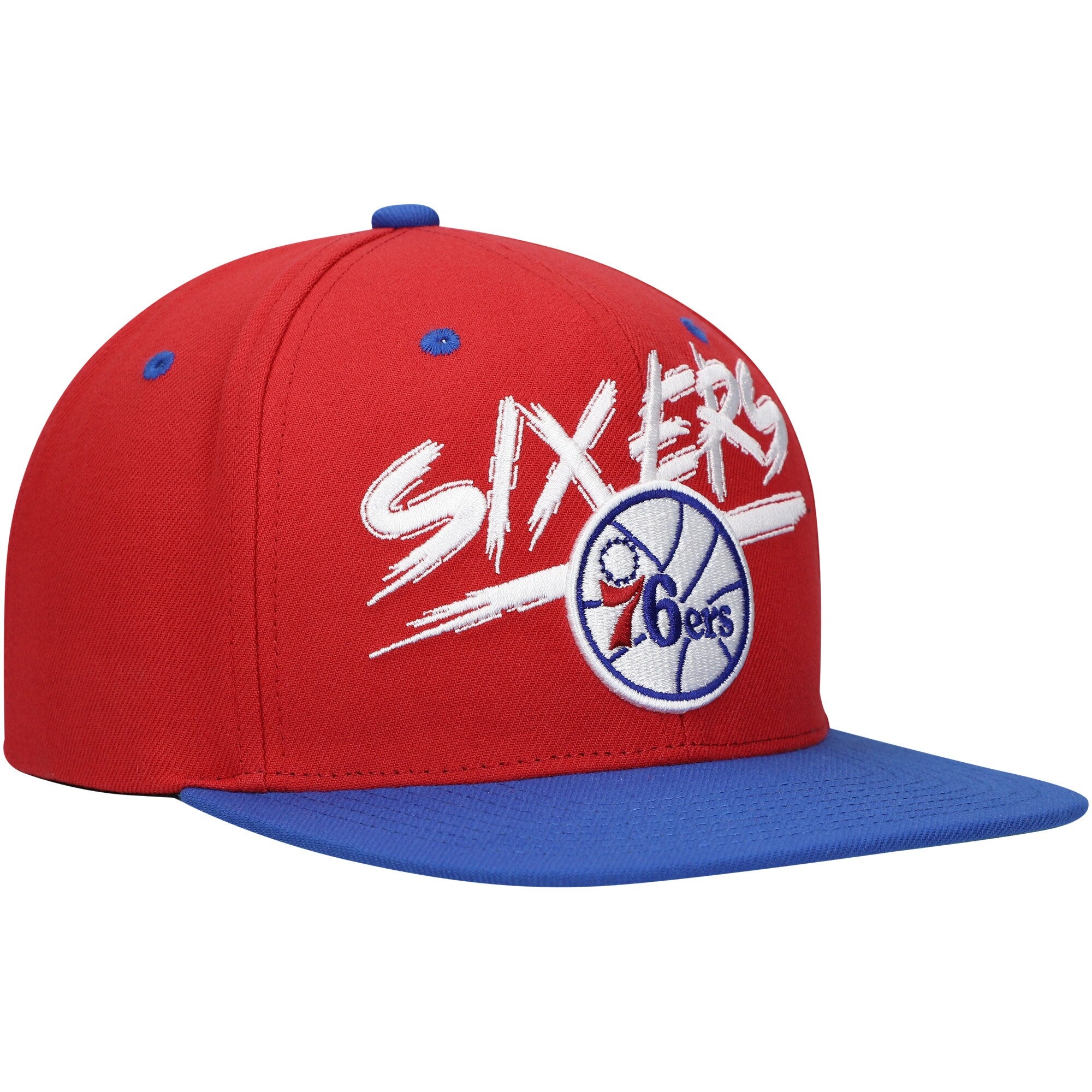 Mens Mitchell & Ness NBA TRANSCRIPT SNAPBACK HWC 76ERS