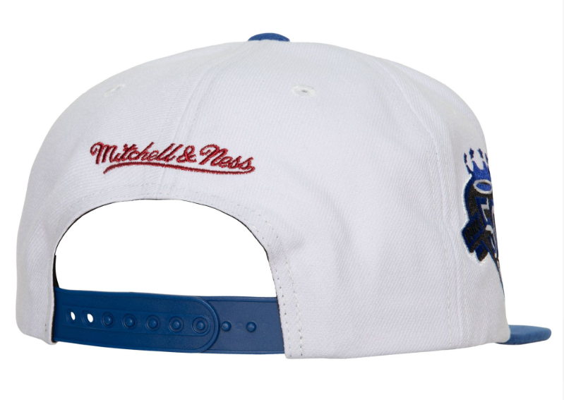 MENS MITCHELL & NESS MLB HOMETOWN SNAPBACK COOP ROYALS - WHITE