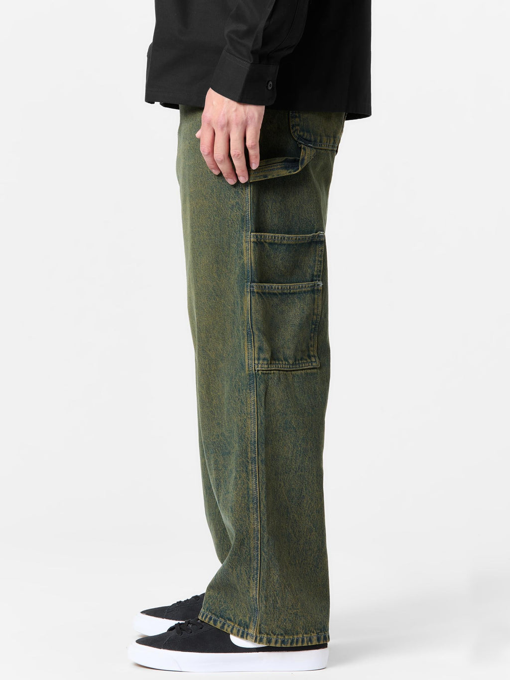 [A4Z6RK57] MENS DICKIES CARPENTER DENIM TROUSERS LOOSE FIT