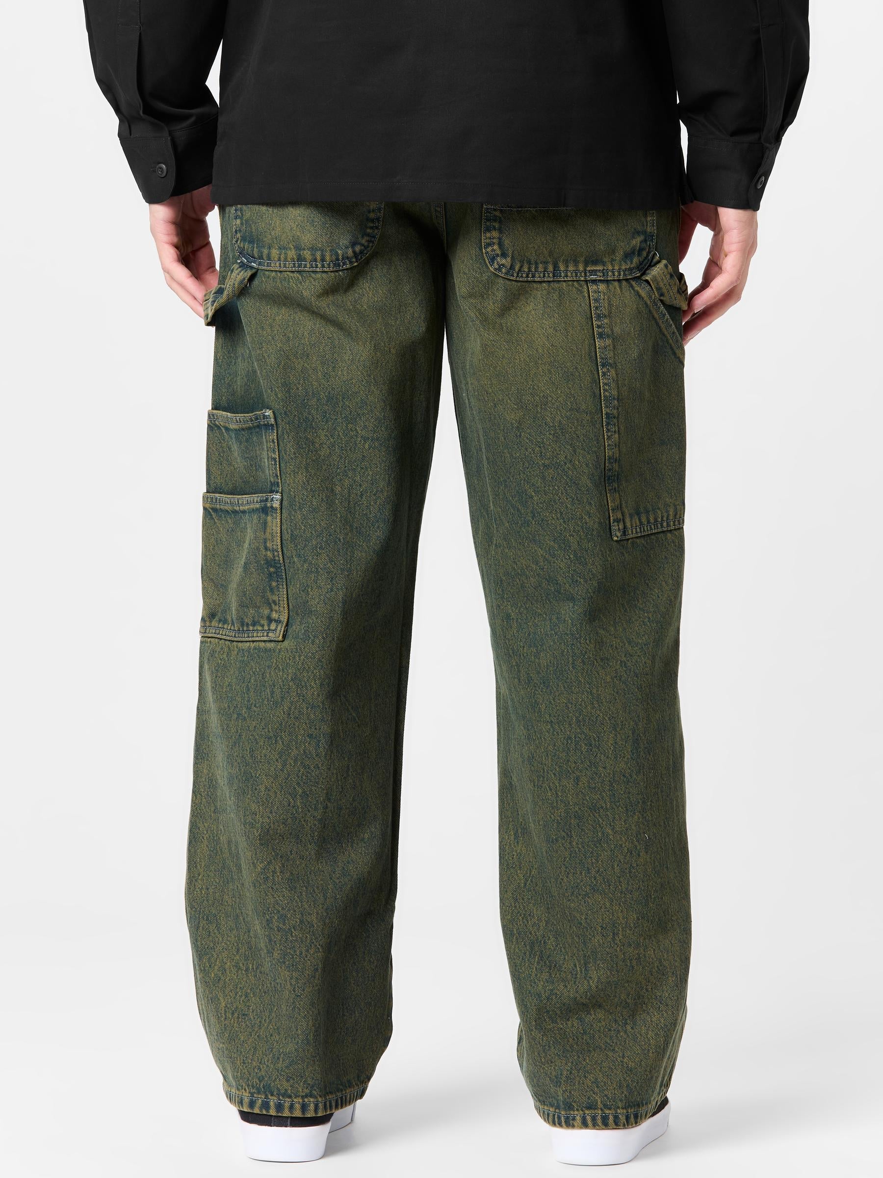 [A4Z6RK57] MENS DICKIES CARPENTER DENIM TROUSERS LOOSE FIT