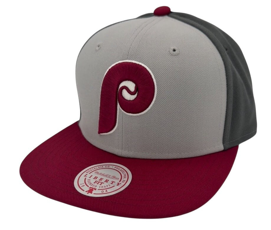 MENS MITCHELL & NESS MLB TRIPLE PLAY LIBERTY SNAPBACK COOP PHILLIES