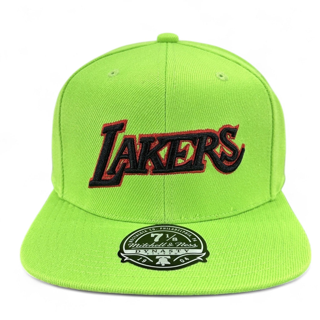 MENS MITCHELL & NESS NBA CANDY APPLE FITTED HWC LAKERS