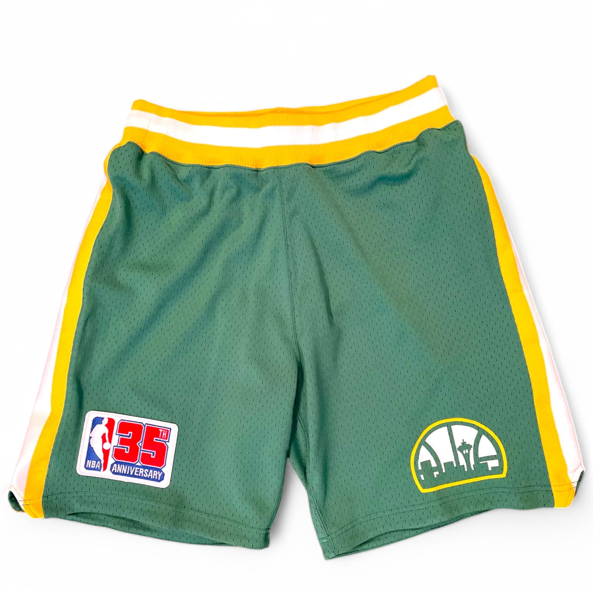 Mens Mitchell & Ness NBA AUTHENTIC SHORTS SUPERSONICS 80