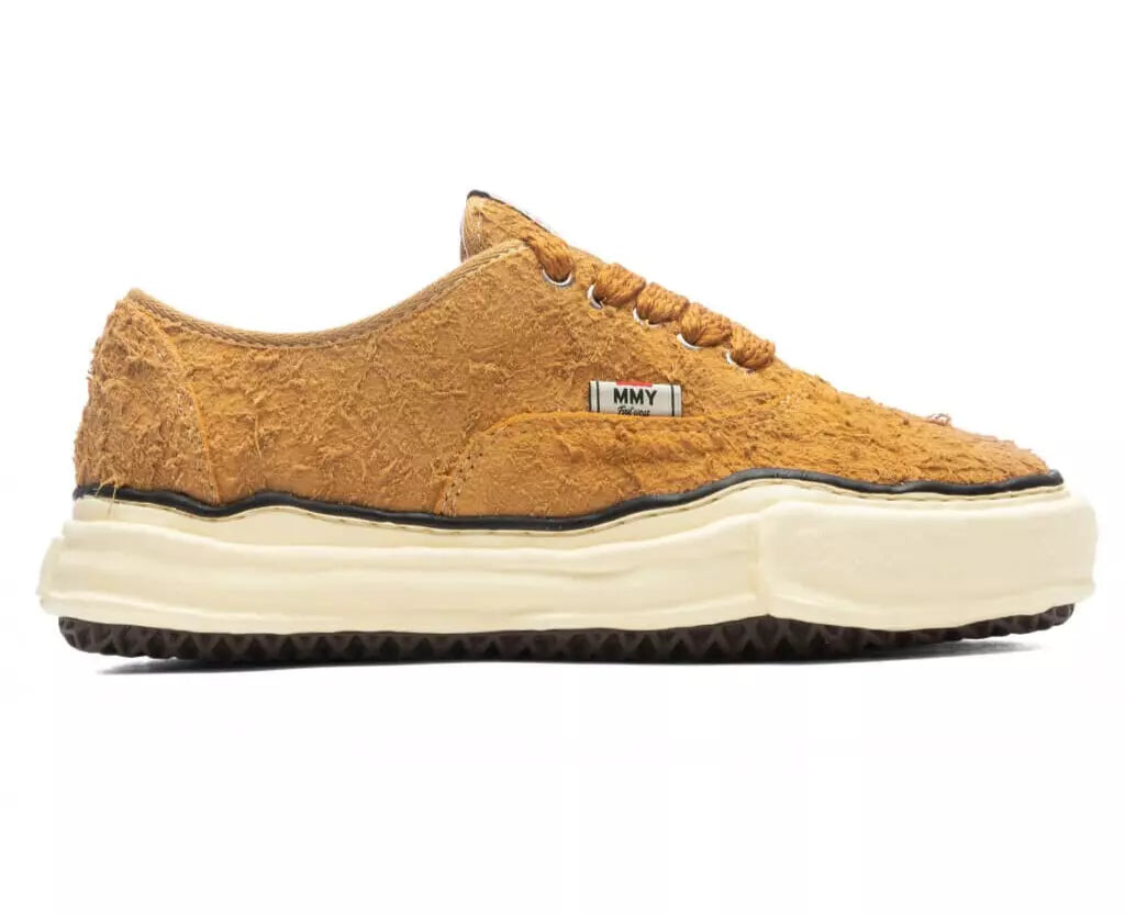 [A09FW726-BRN] Mens Maison Mihara Yasuhiro BAKER OG SOLE BROKEN SUEDE LOW 'BROWN'