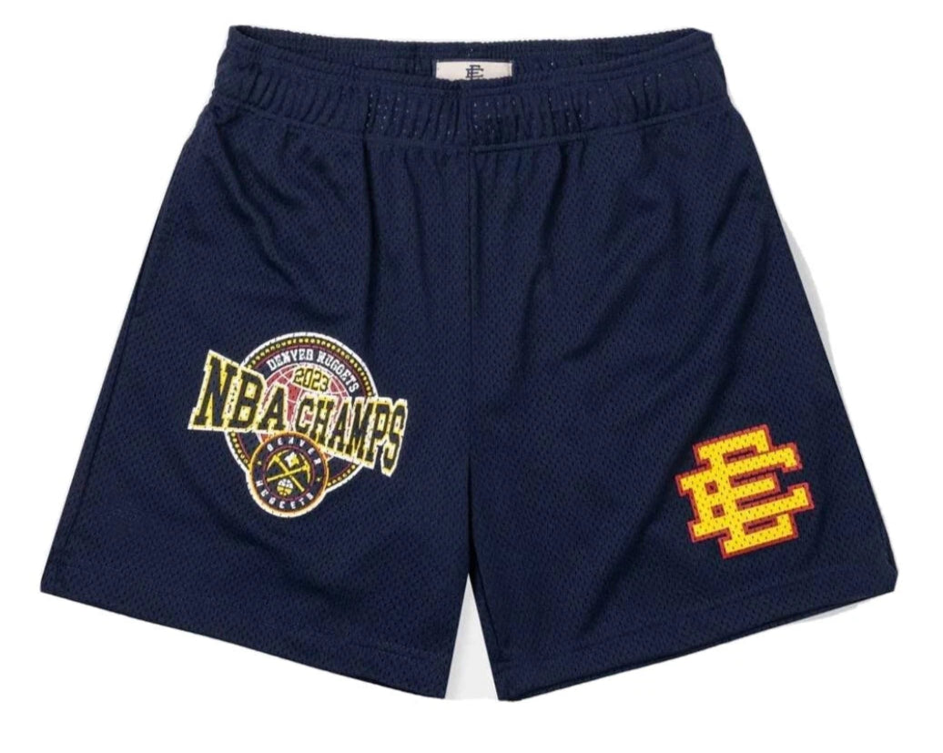 [EE000057] MENS ERIC EMANUEL EE SHORT BASIC DENVER NUGGETS 2023 CHAMPIONSHIP
