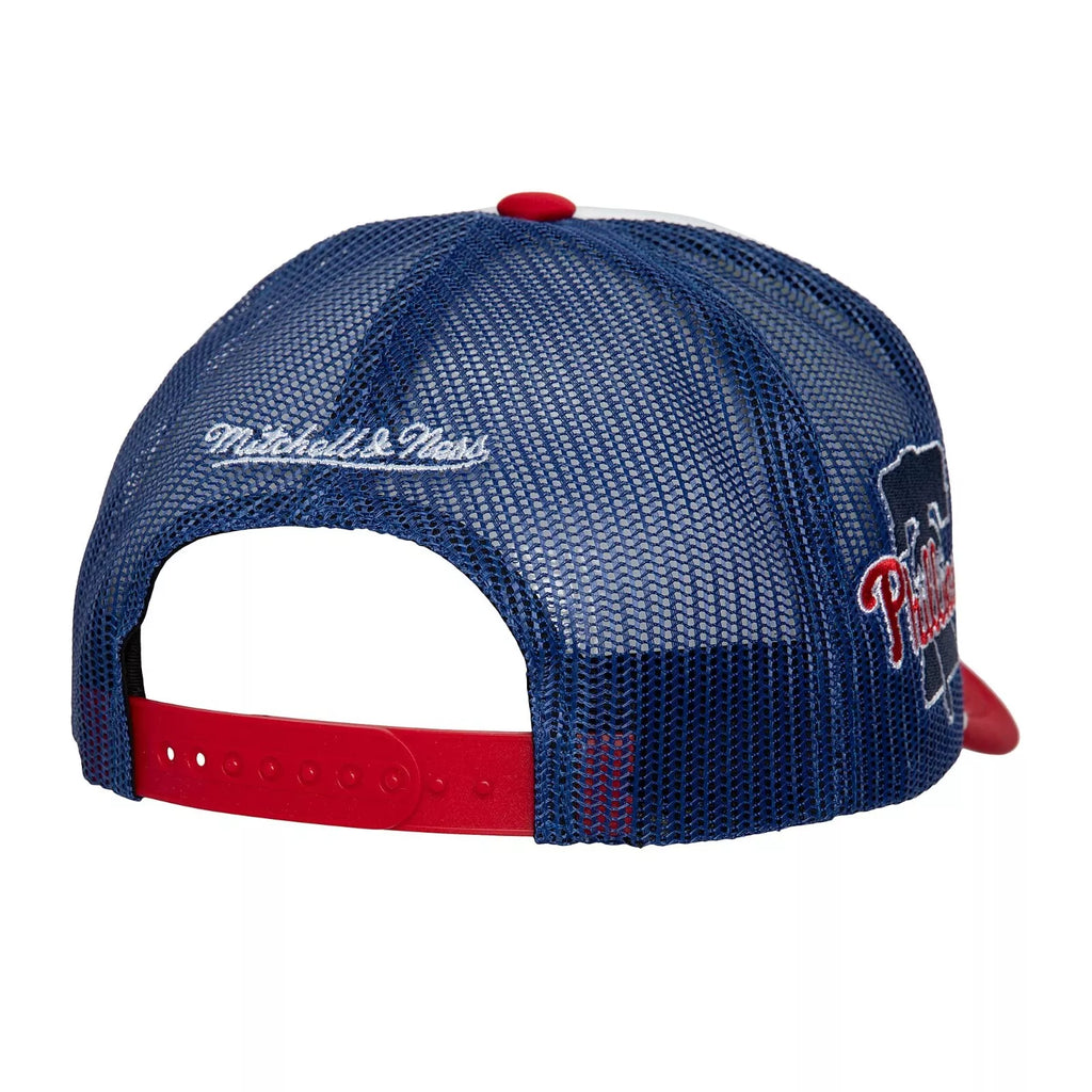 Mens Mitchell & Ness MLB BLOCKER TRUCKER PHILLIES
