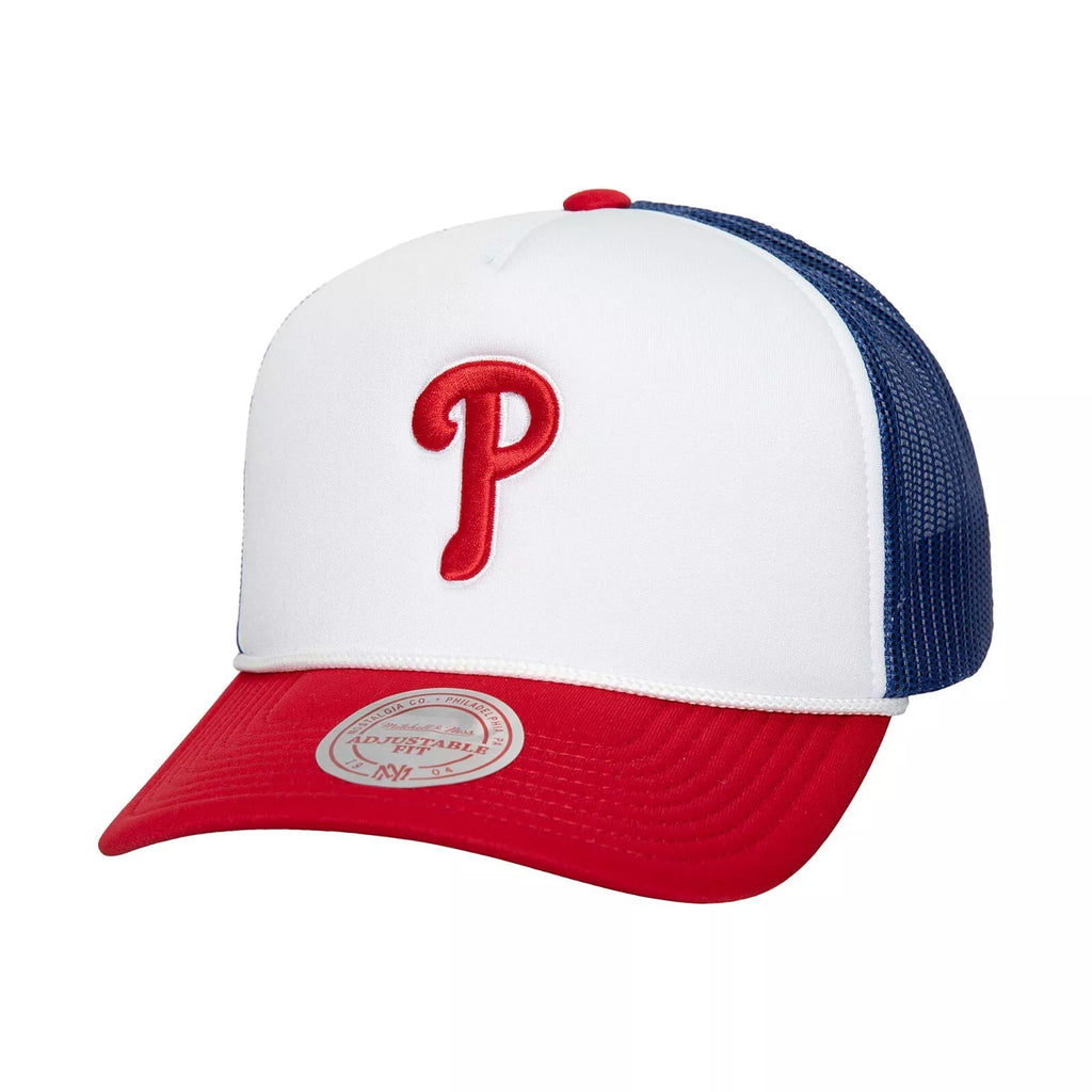 Mens Mitchell & Ness MLB BLOCKER TRUCKER PHILLIES