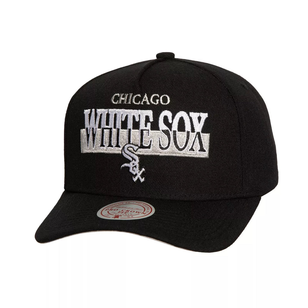 Mens Mitchell & Ness MLB PANOREC PRO SNAPBACK WHITE SOX