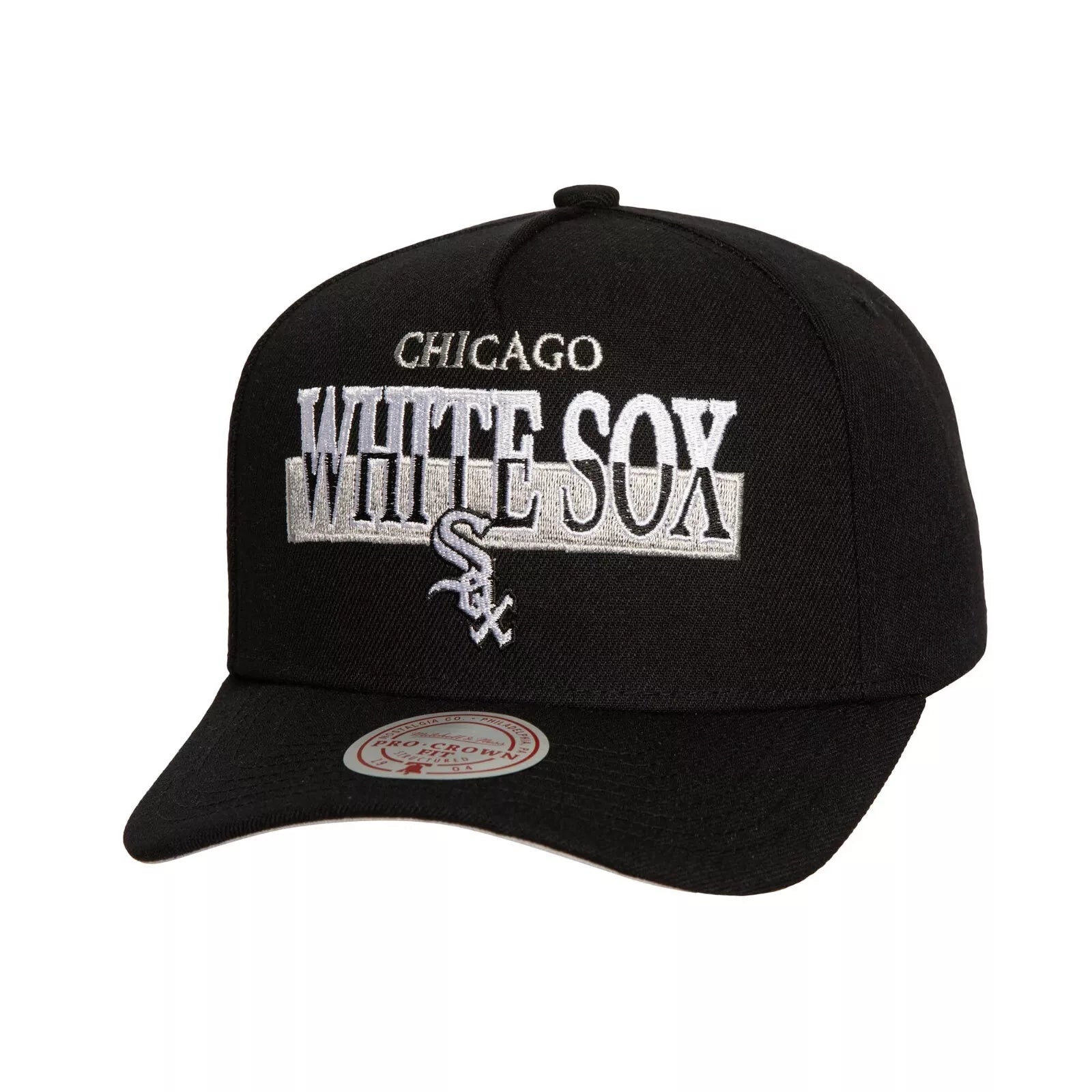 Mens Mitchell & Ness MLB PANOREC PRO SNAPBACK WHITE SOX