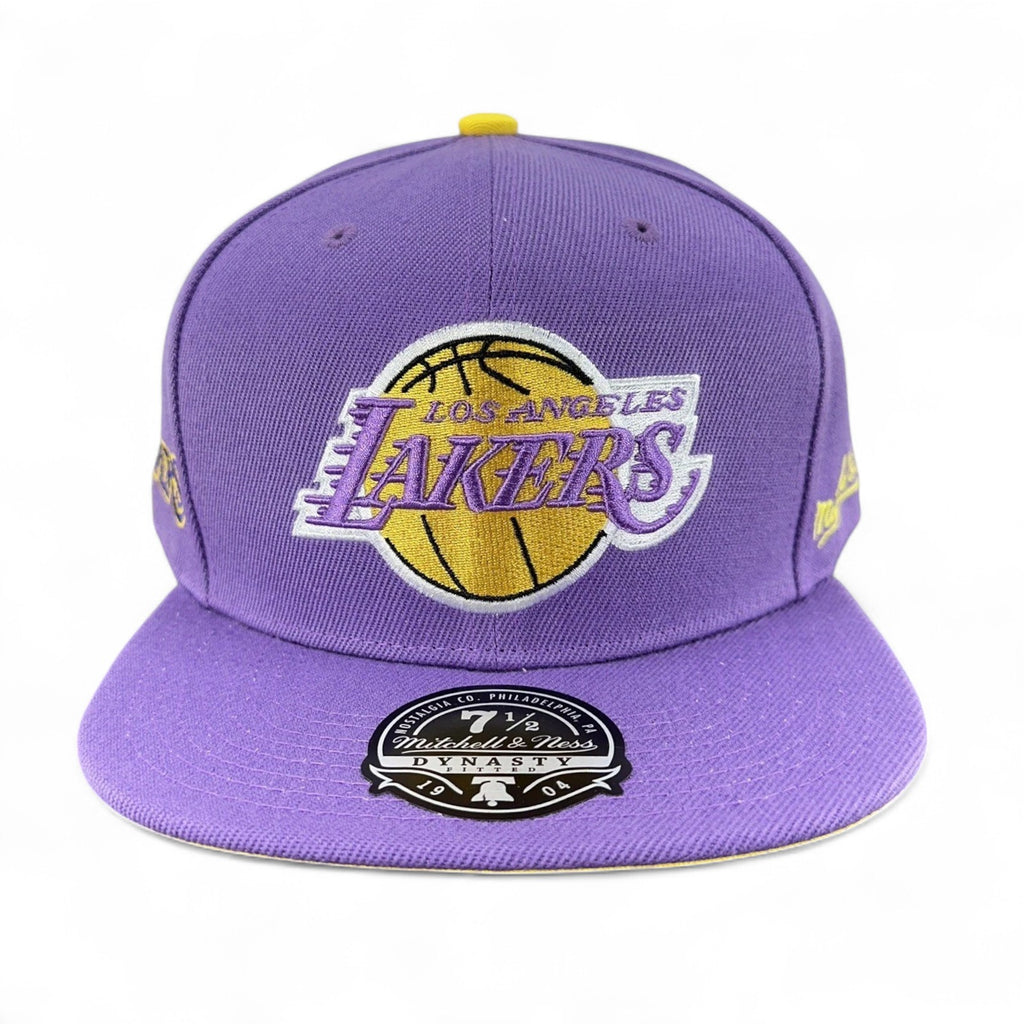 MENS MITCHELL & NESS NBA HYPERTEAM FITTED HWC LAKERS