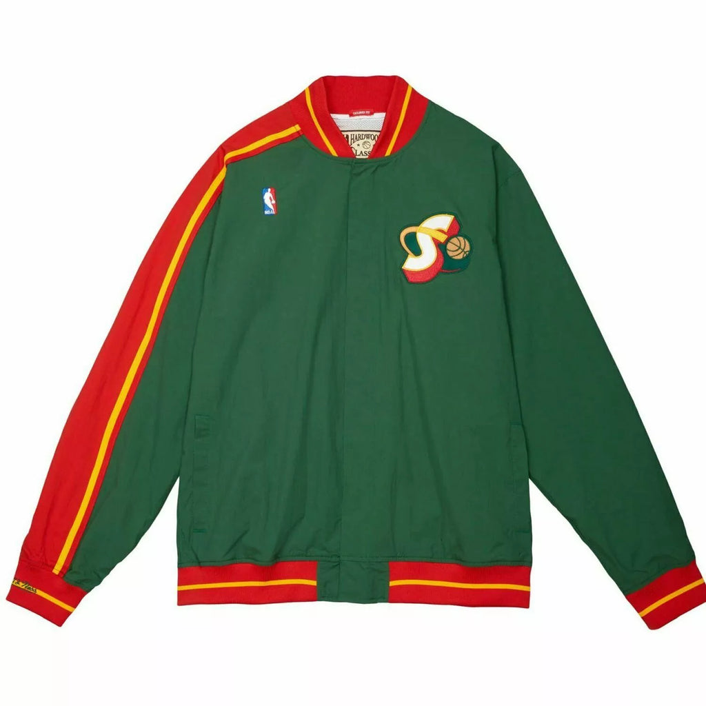 Mens Mitchell & Ness NBA AUTHENTIC NBA JACKET SUPERSONICS 95