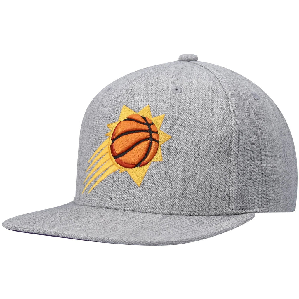 MENS MITCHELL & NESS NBA TEAM HEATHER 2.0 SNAPBACK SUNS