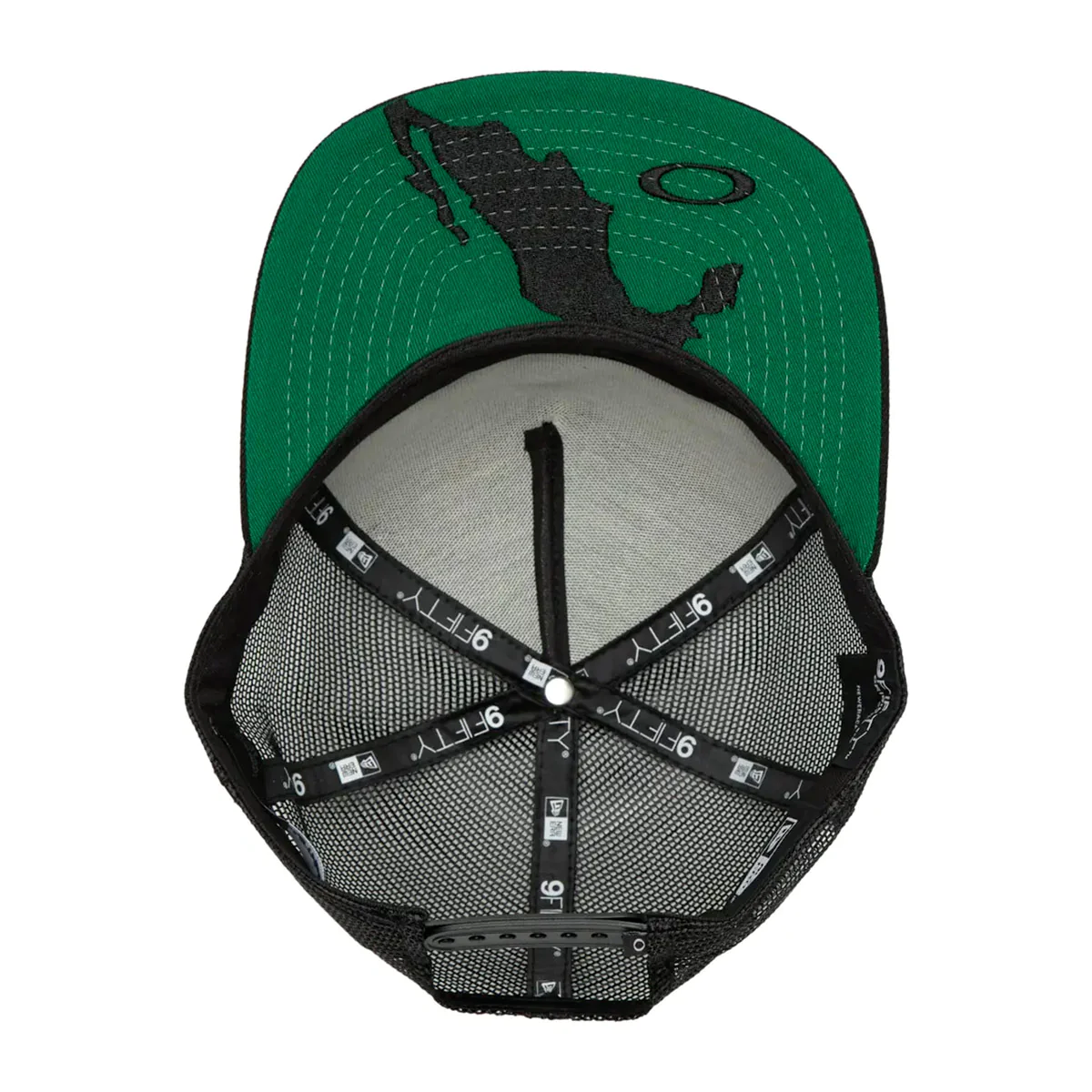 [912005LDS-02E] MENS OAKLEY SUBLIMATED FLAG HAT - BLACKOUT
