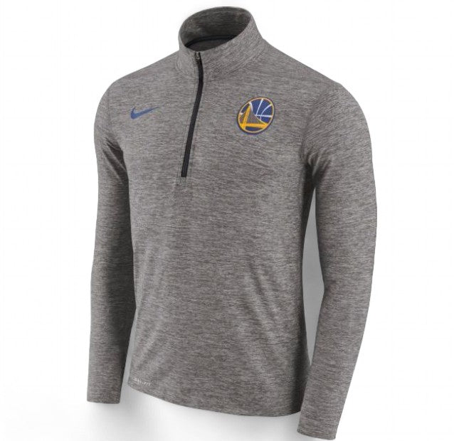 [9Z2B711N1-WAR] Youth Nike NBA Golden State Warriors Dri-Fit Quarter-Zip Sweater