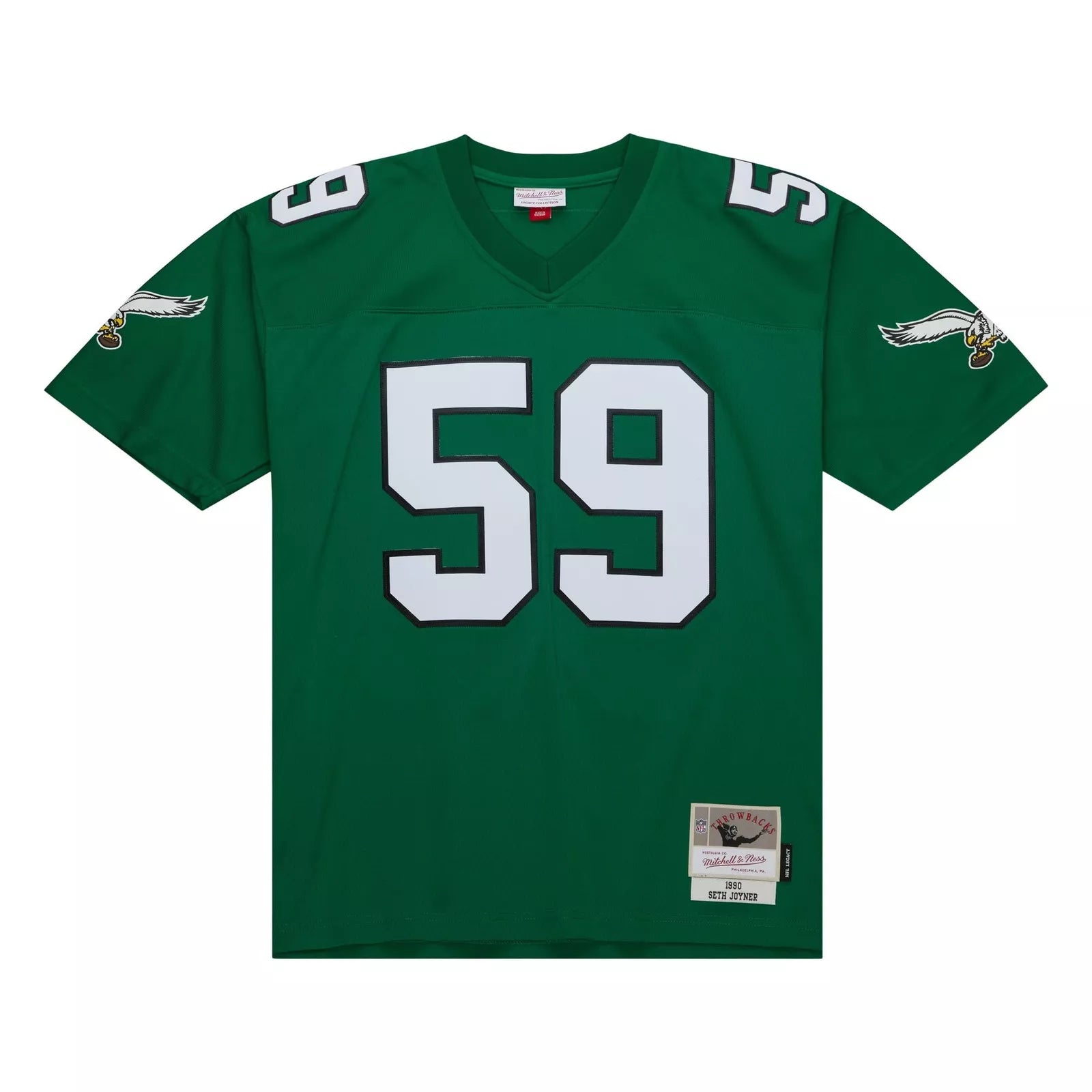 Mens Mitchell & Ness NFL DARK JERSEY EAGLES 1990 SETH JOYNER