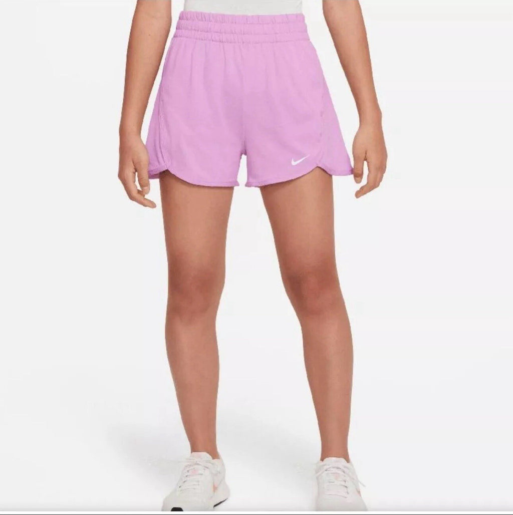 [DX4965-532] YOUTH GIRLS NIKE DRI-FIT BREEZY 5" HIGH-WAISTED TRAINING SHORTS