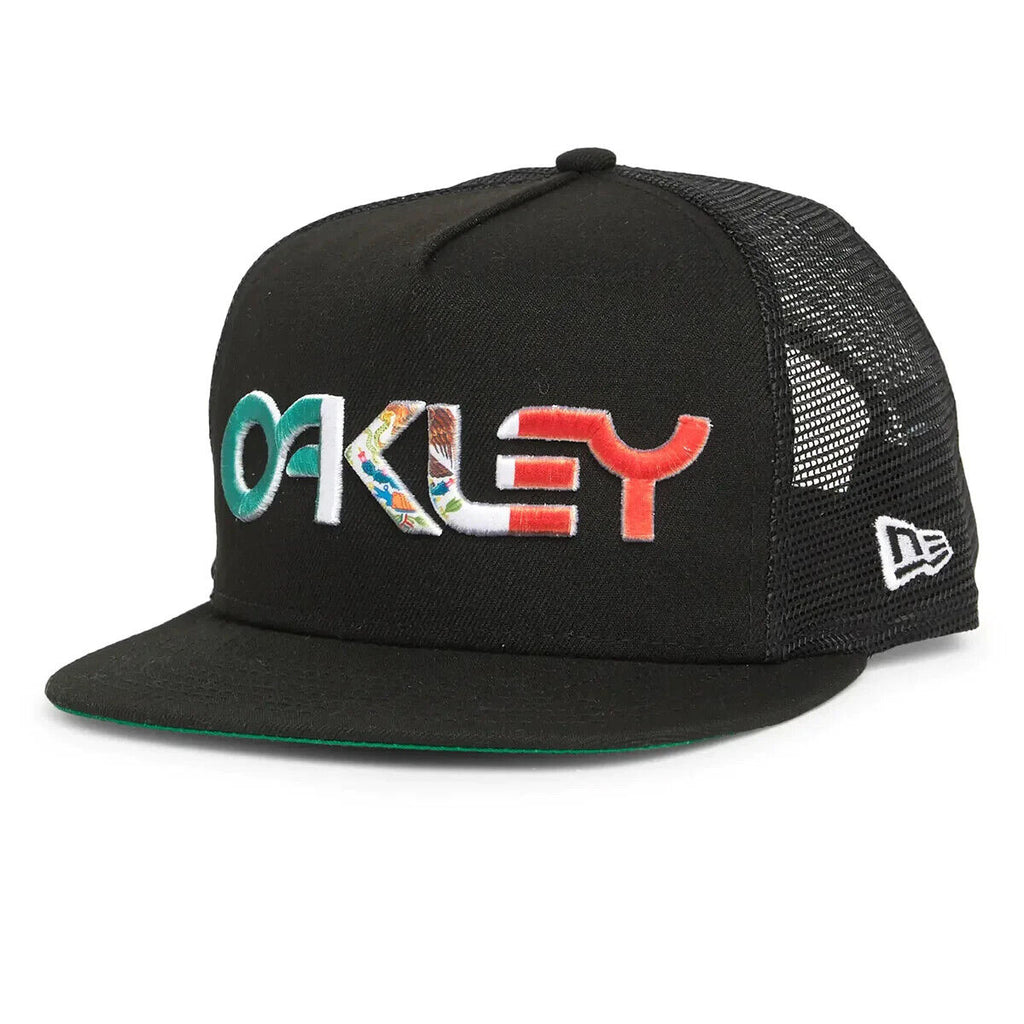 [912005LDS-02E] MENS OAKLEY SUBLIMATED FLAG HAT - BLACKOUT