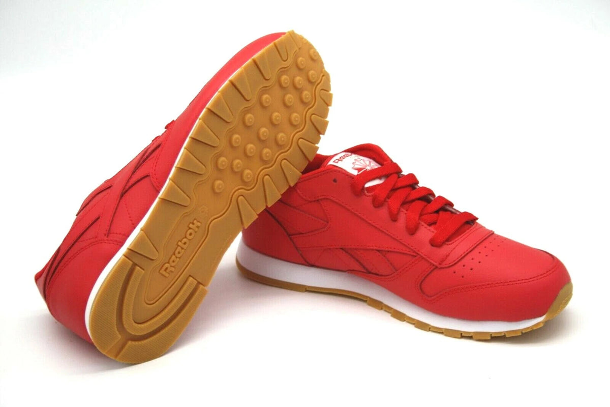 [CN7608] GRADE SCHOOL REEBOK CLASSIC LEATHER GUM