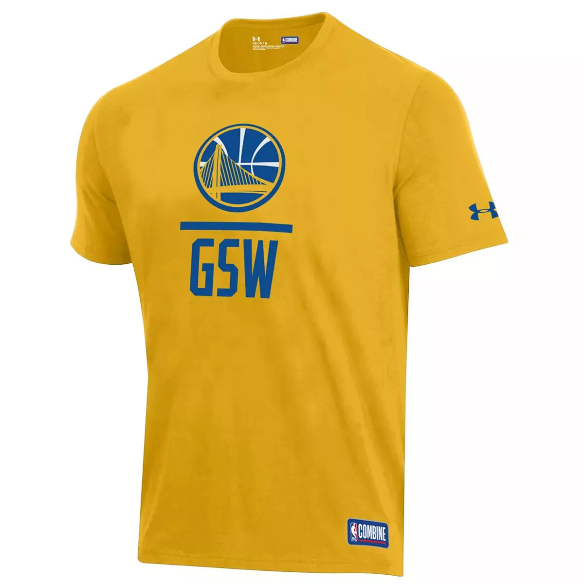 [1304492-305] YOUTH UNDER ARMOUR NBA GSW COMBINE LOCK UP T-SHIRT