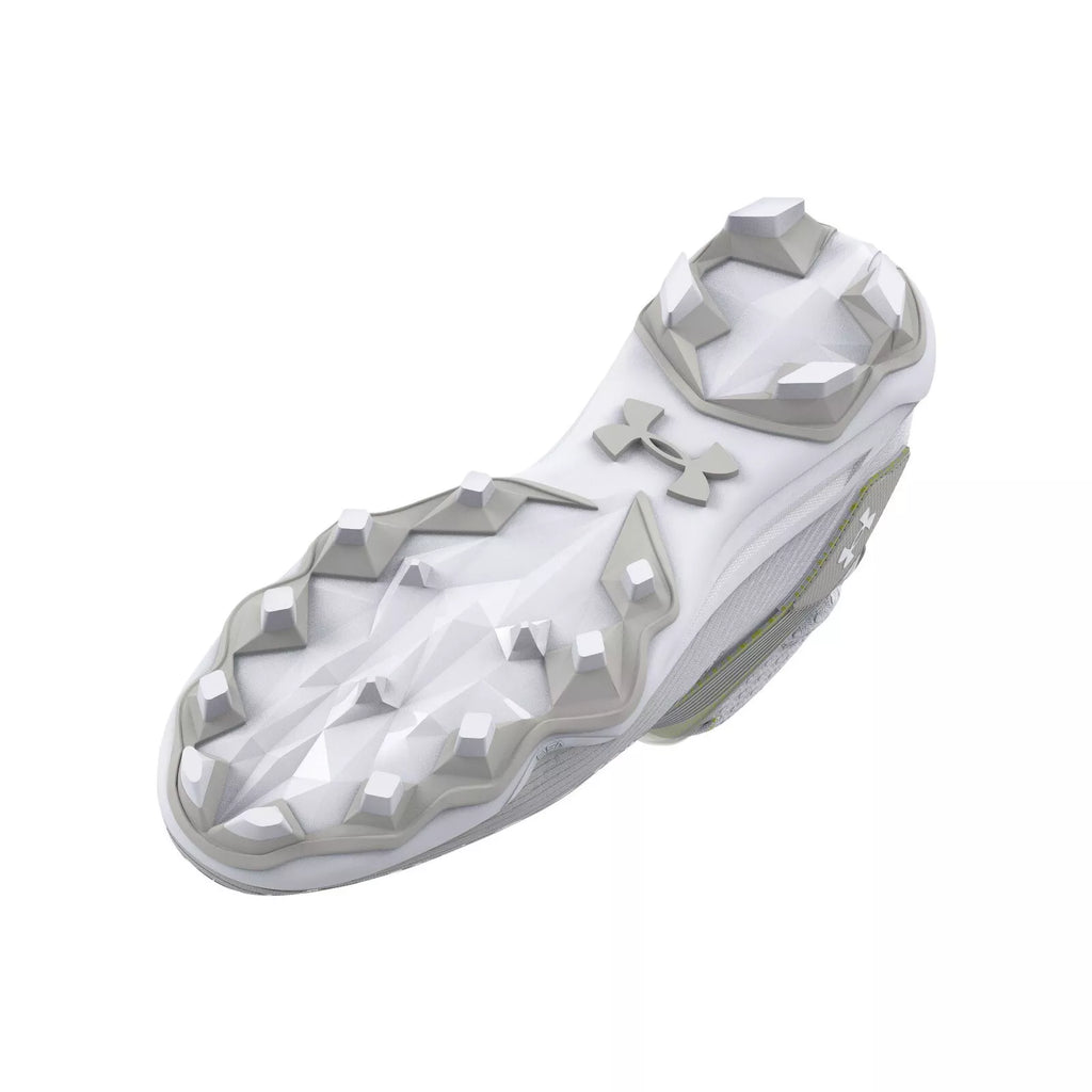 [3025085-101] MENS UNDER ARMOUR UA HIGHLIGHT HAMMER MC 'WHITE METALLIC SILVER'