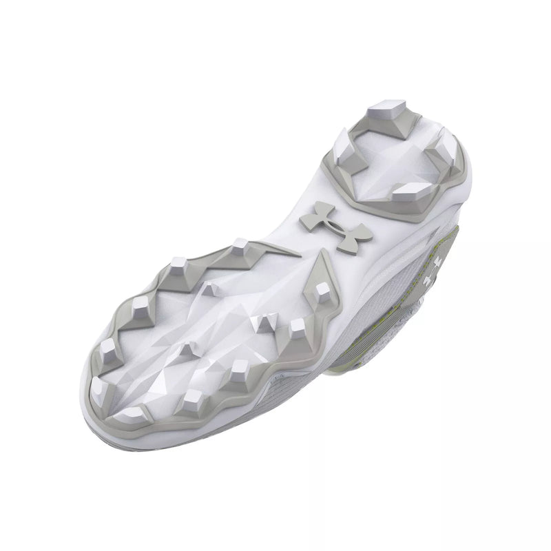 [3025085-101] MENS UNDER ARMOUR UA HIGHLIGHT HAMMER MC 'WHITE METALLIC SILVER'