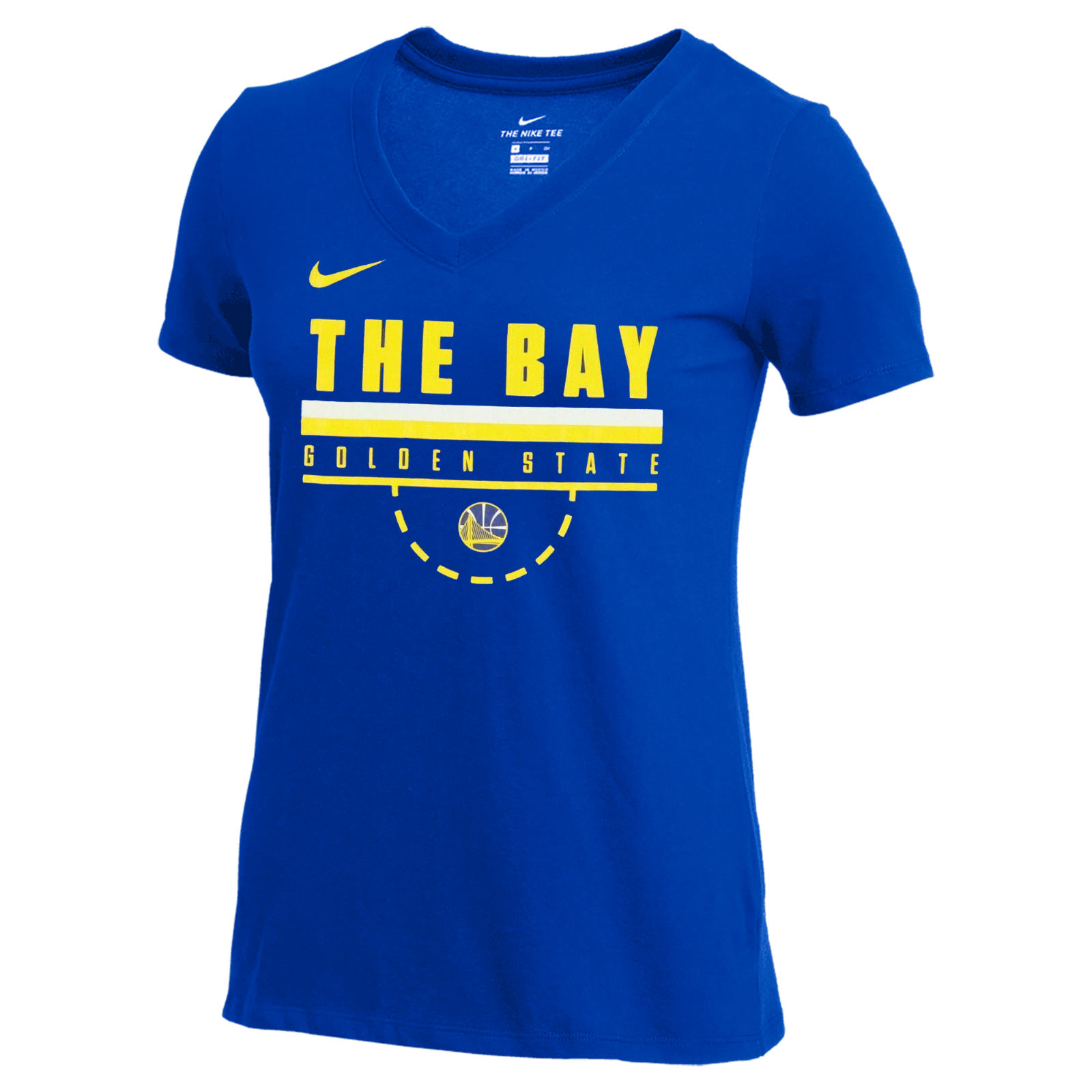 [934610-495] Womens Nike NBA Golden State Warriors The Bay V-Neck
