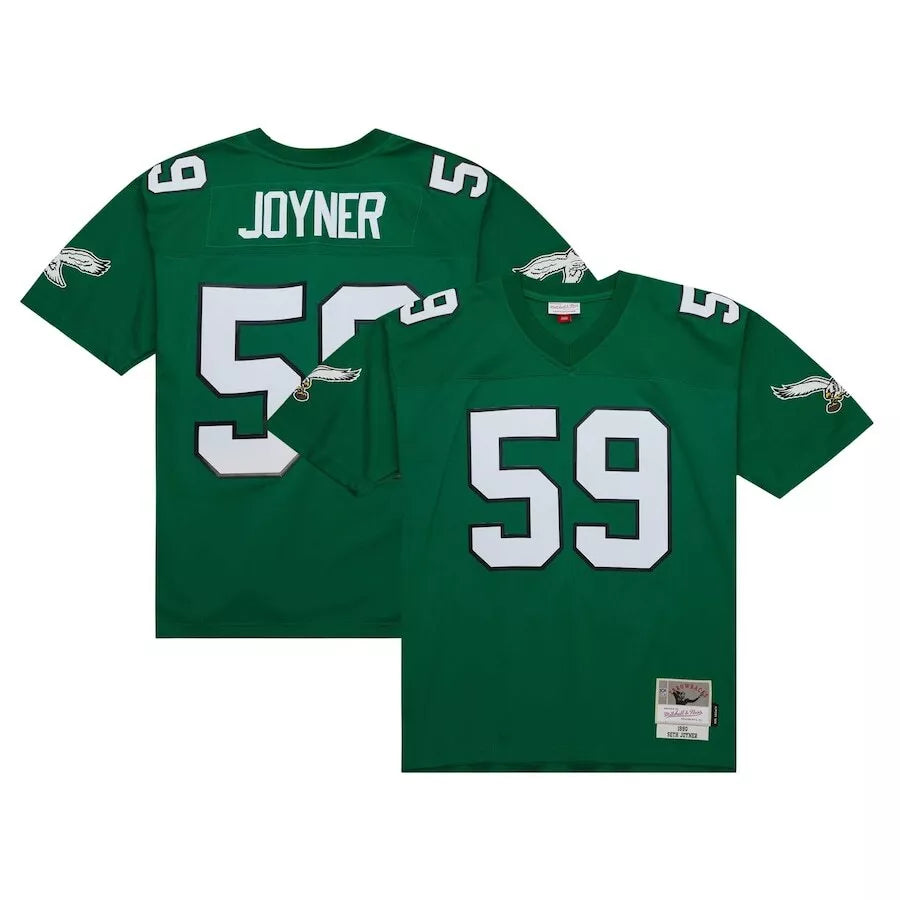Mens Mitchell & Ness NFL DARK JERSEY EAGLES 1990 SETH JOYNER