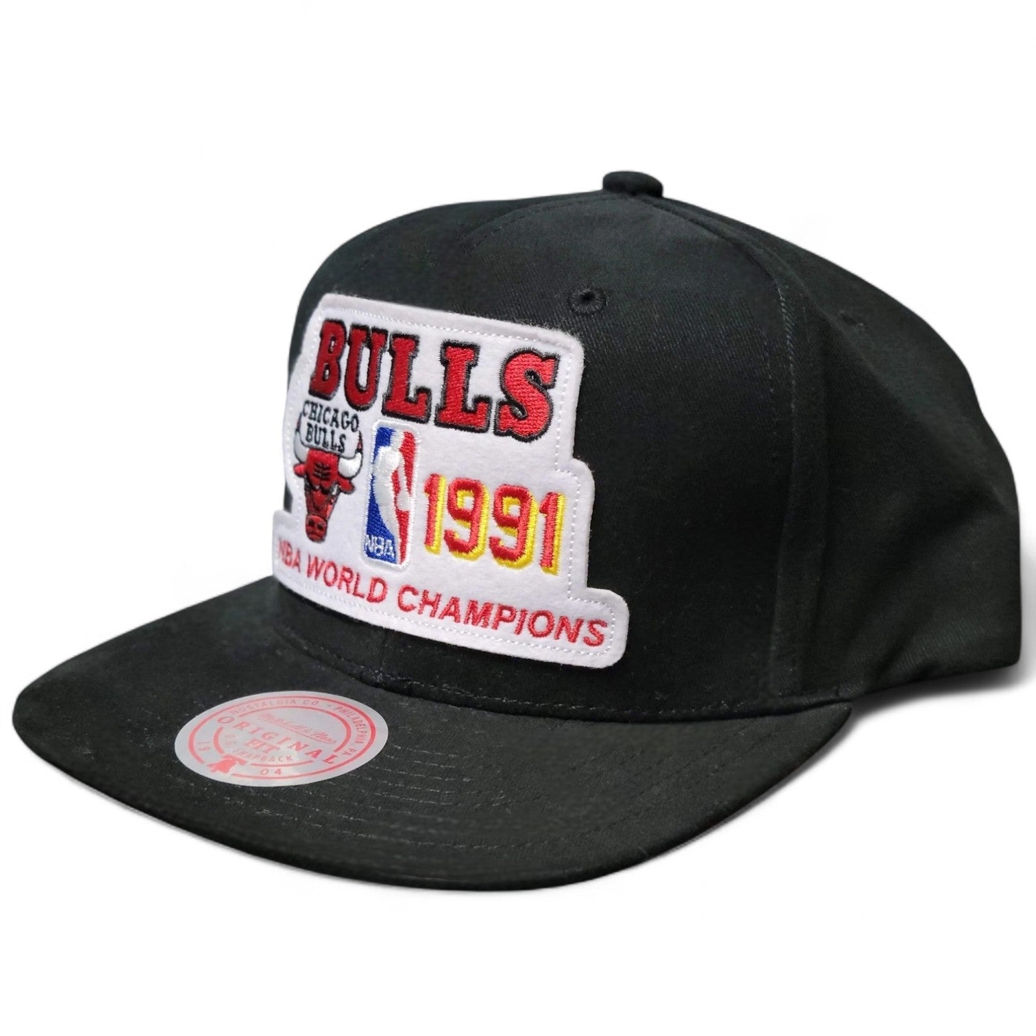MENS MITCHELL & NESS NBA 1991 FINALS 30TH ANNIVERSARY SNAPBACK BULLS - BLACK