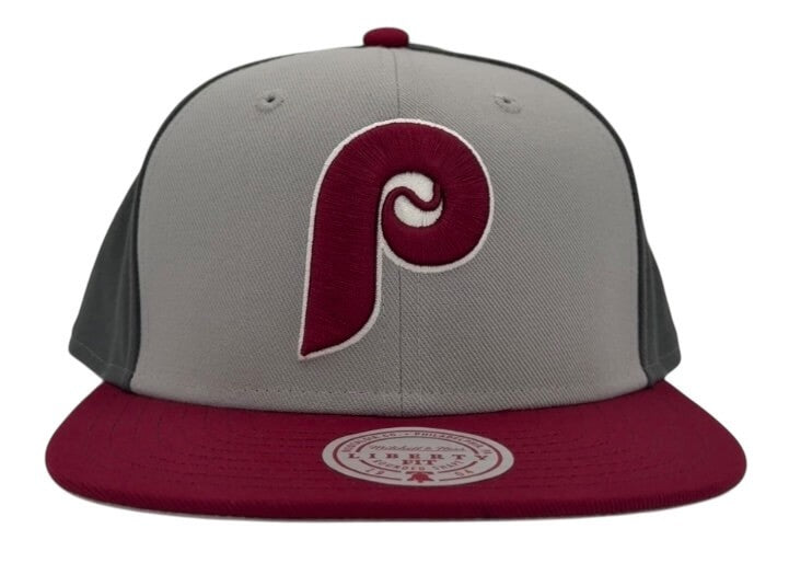 MENS MITCHELL & NESS MLB TRIPLE PLAY LIBERTY SNAPBACK COOP PHILLIES